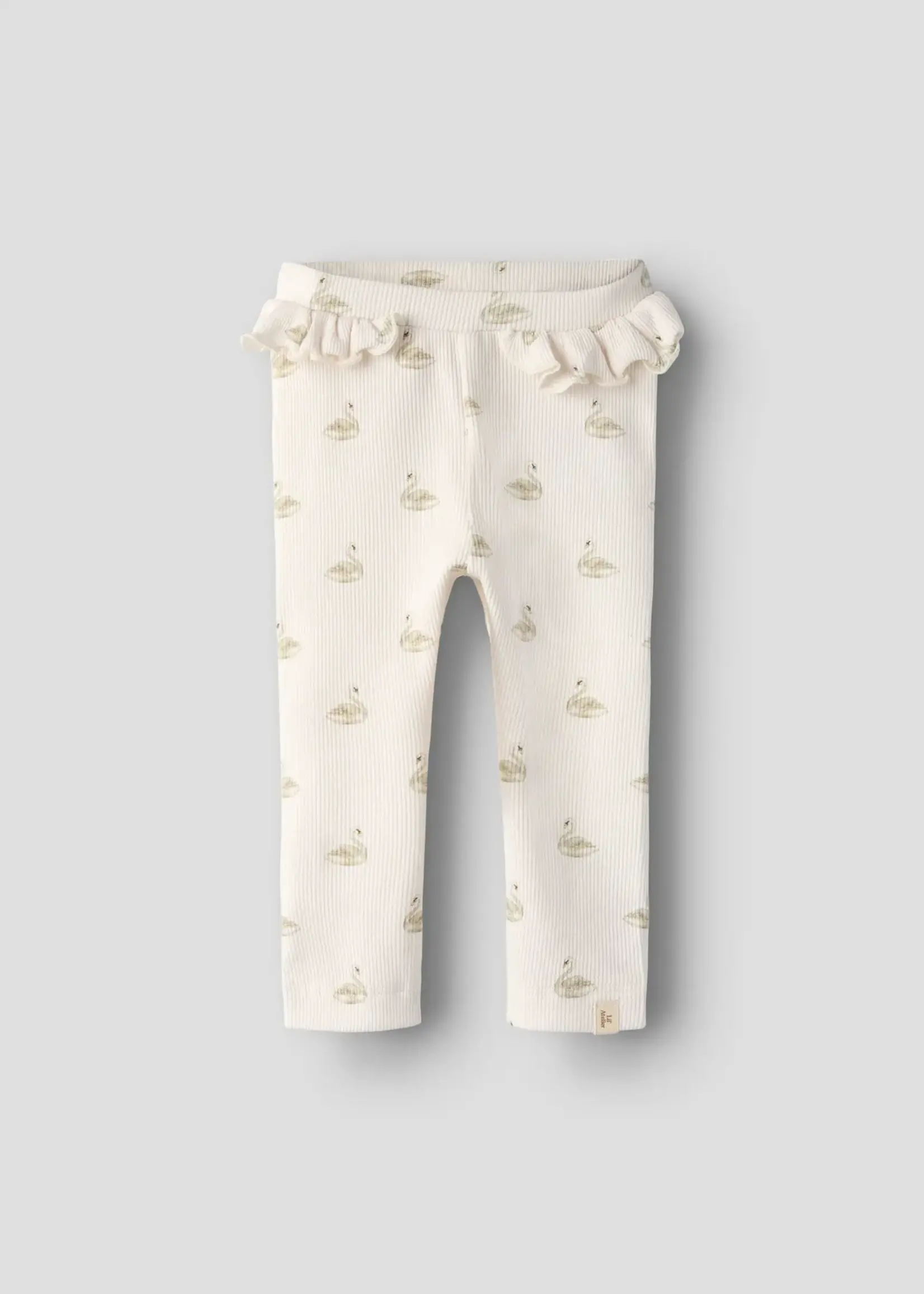 Lil' Atelier Lil' Atelier | NBFGAVO EFI SLIM LEGGING LIL NOOS - Pastel Parchment SWAN