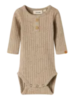 Lil' Atelier | NBMOMILO LS NREG BODY LIL - Pure Cashmere