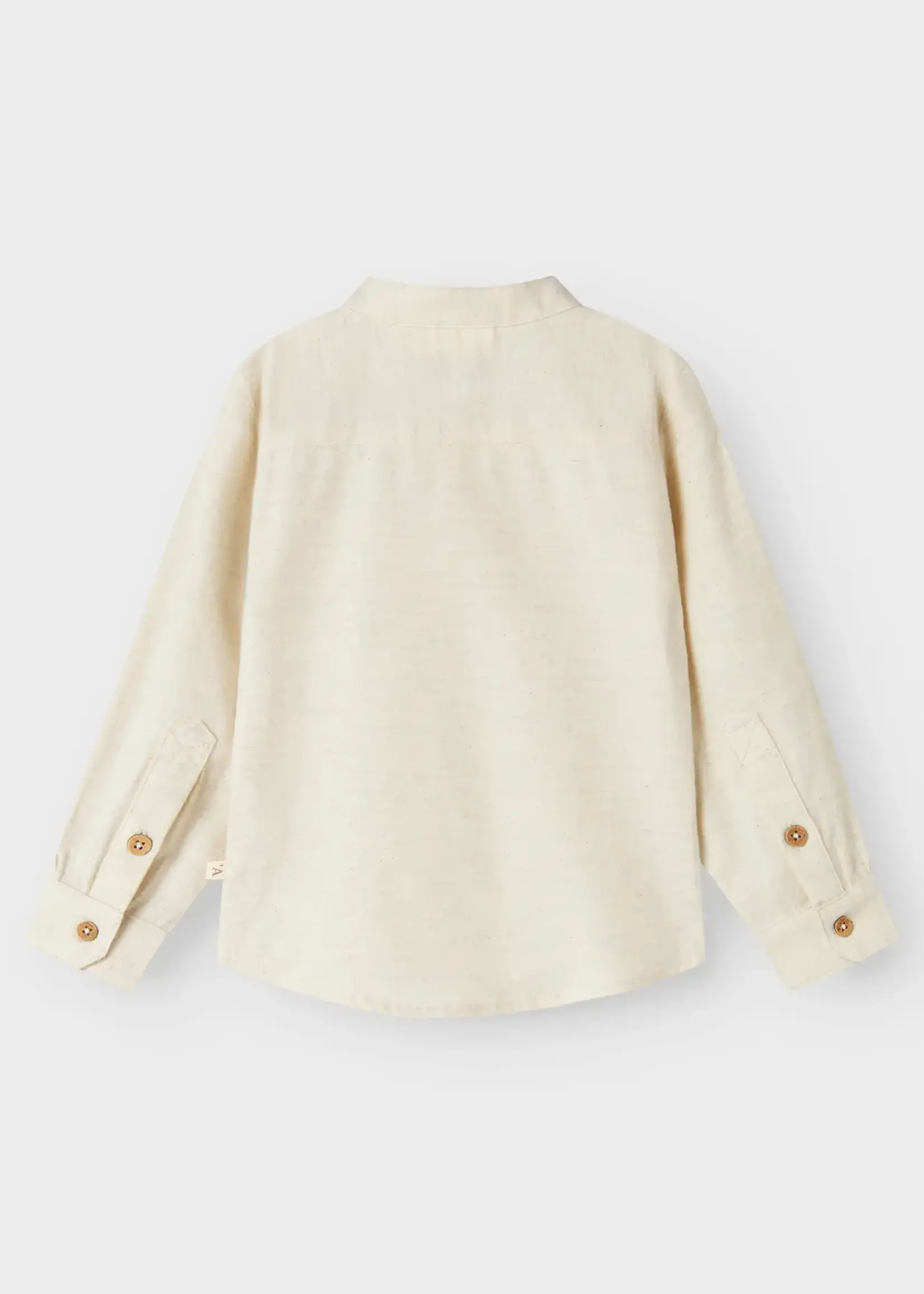 Lil' Atelier Lil' Atelier | NMMOTTO LS SHIRT LIL - Turtledove