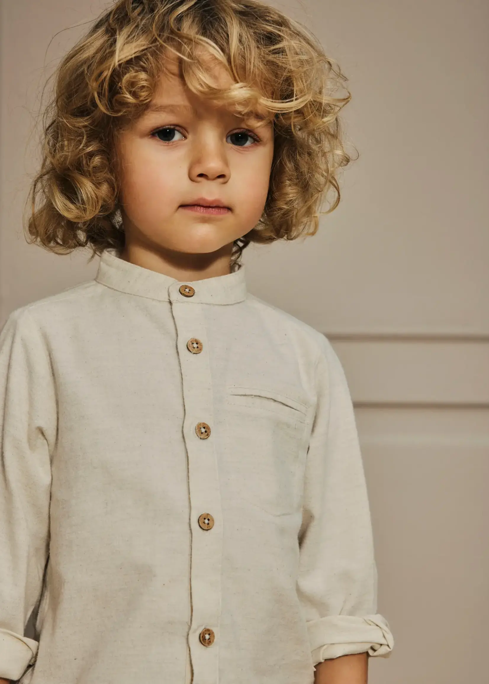 Lil' Atelier Lil' Atelier | NMMOTTO LS SHIRT LIL - Turtledove