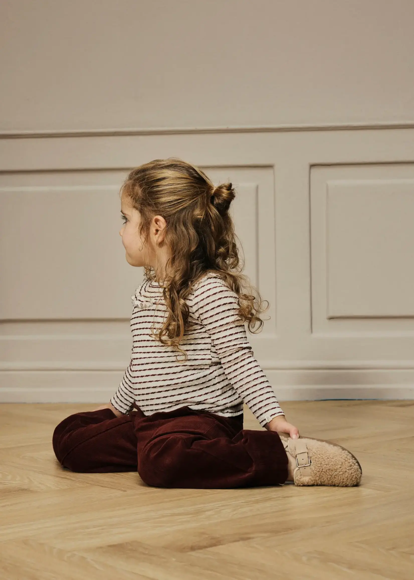 Lil' Atelier Lil' Atelier | NMFOBERT CORD WIDE PANT 4122-HG LIL - Hot Chocolate