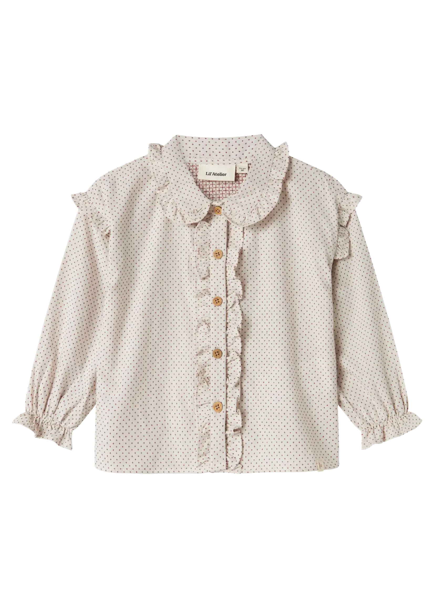 Lil' Atelier Lil' Atelier | NMFOLENA LS LOOSE SHIRT LIL - Pastel Parchment