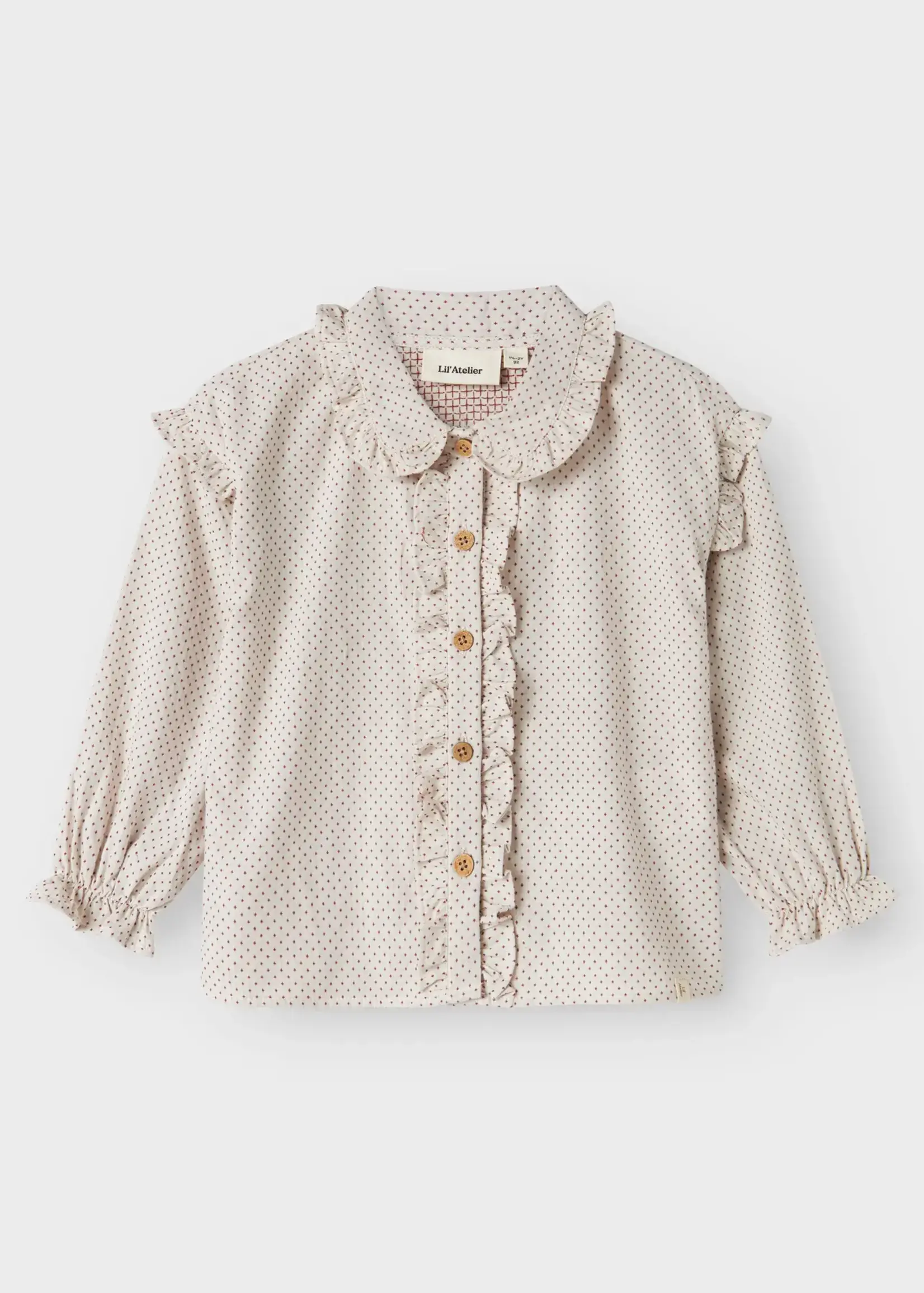Lil' Atelier Lil' Atelier | NMFOLENA LS LOOSE SHIRT LIL - Pastel Parchment