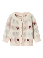 Lil' Atelier Lil' Atelier | NBFLAMAI KNY LS KNIT CARD LIL - Pastel Parchment