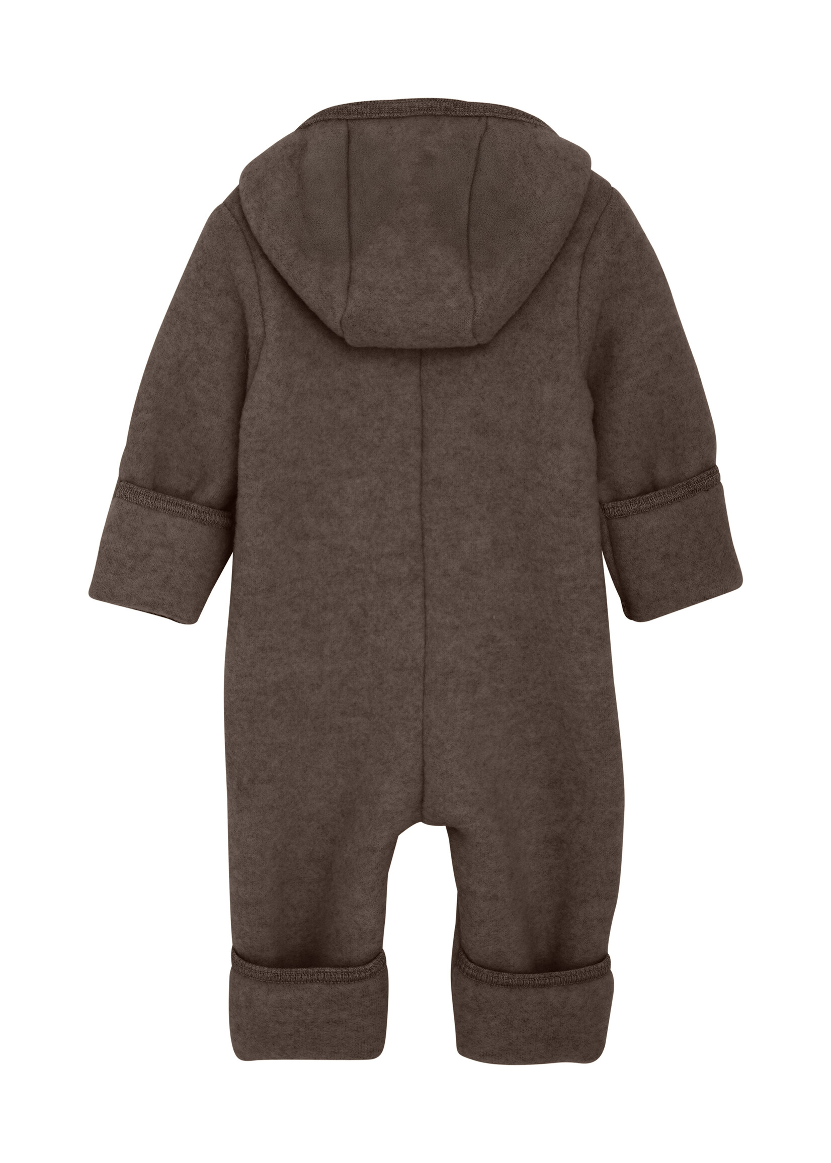 Huttelihut HUTTEliHUT | Pram Suit Wool Fleece – Brown Melange