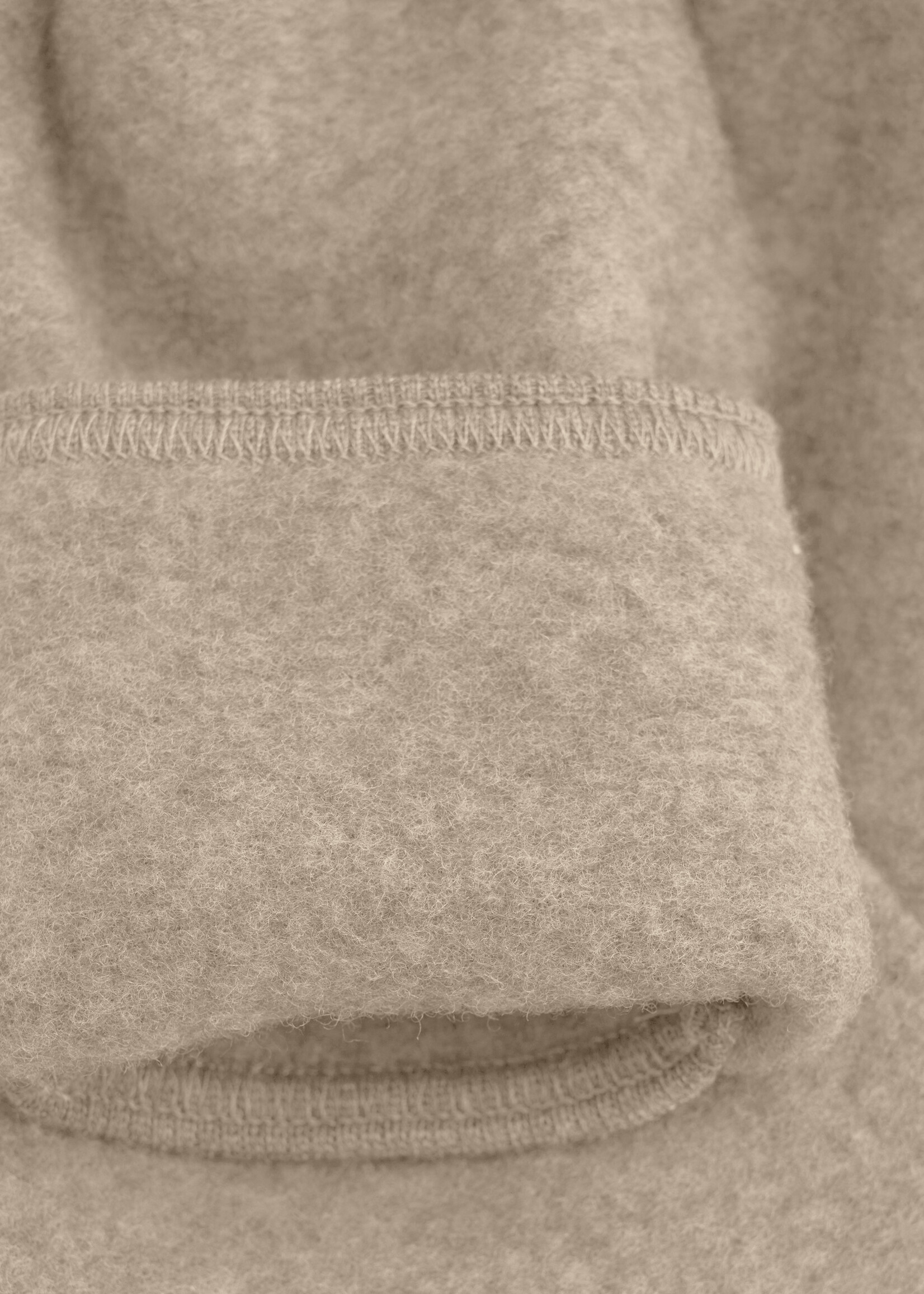 Huttelihut HUTTEliHUT | Pram Suit Wool Fleece – Camel Melange