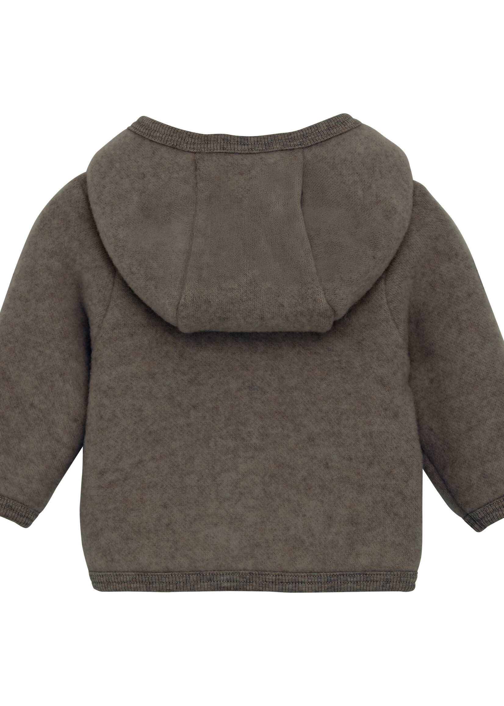 Huttelihut HUTTEliHUT | Jacket Wool Fleece – Brown Melange