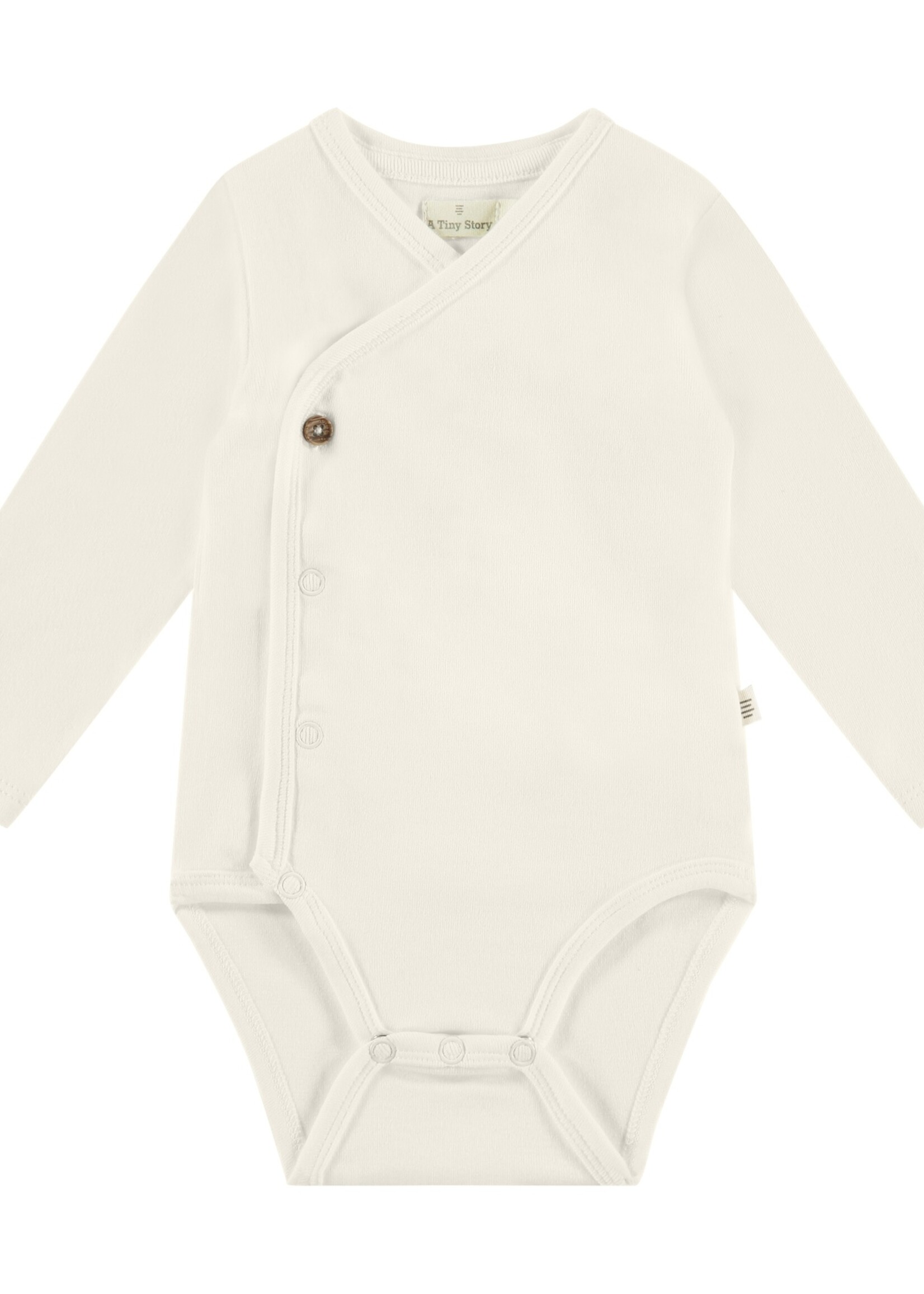 A Tiny Story A Tiny Story | baby romper long sleeve - Cloud