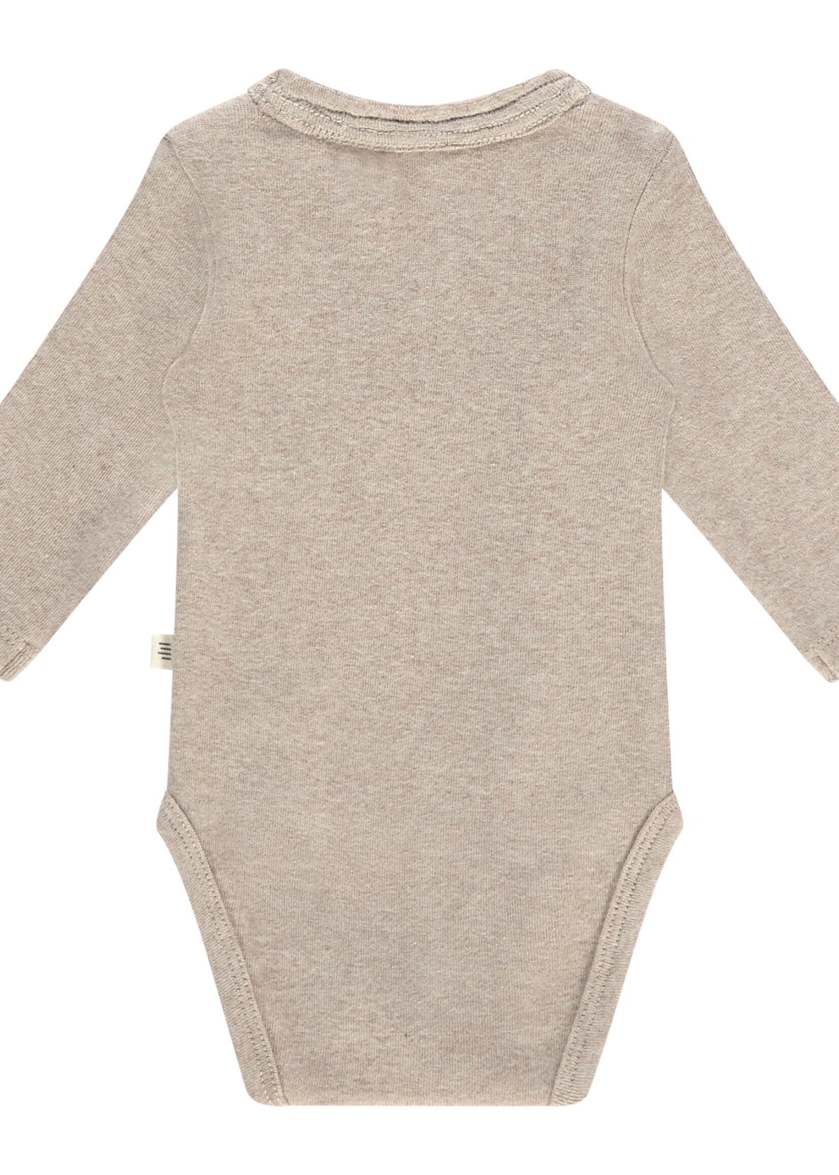 A Tiny Story A Tiny Story | baby romper long sleeve - Oatmeal Melange