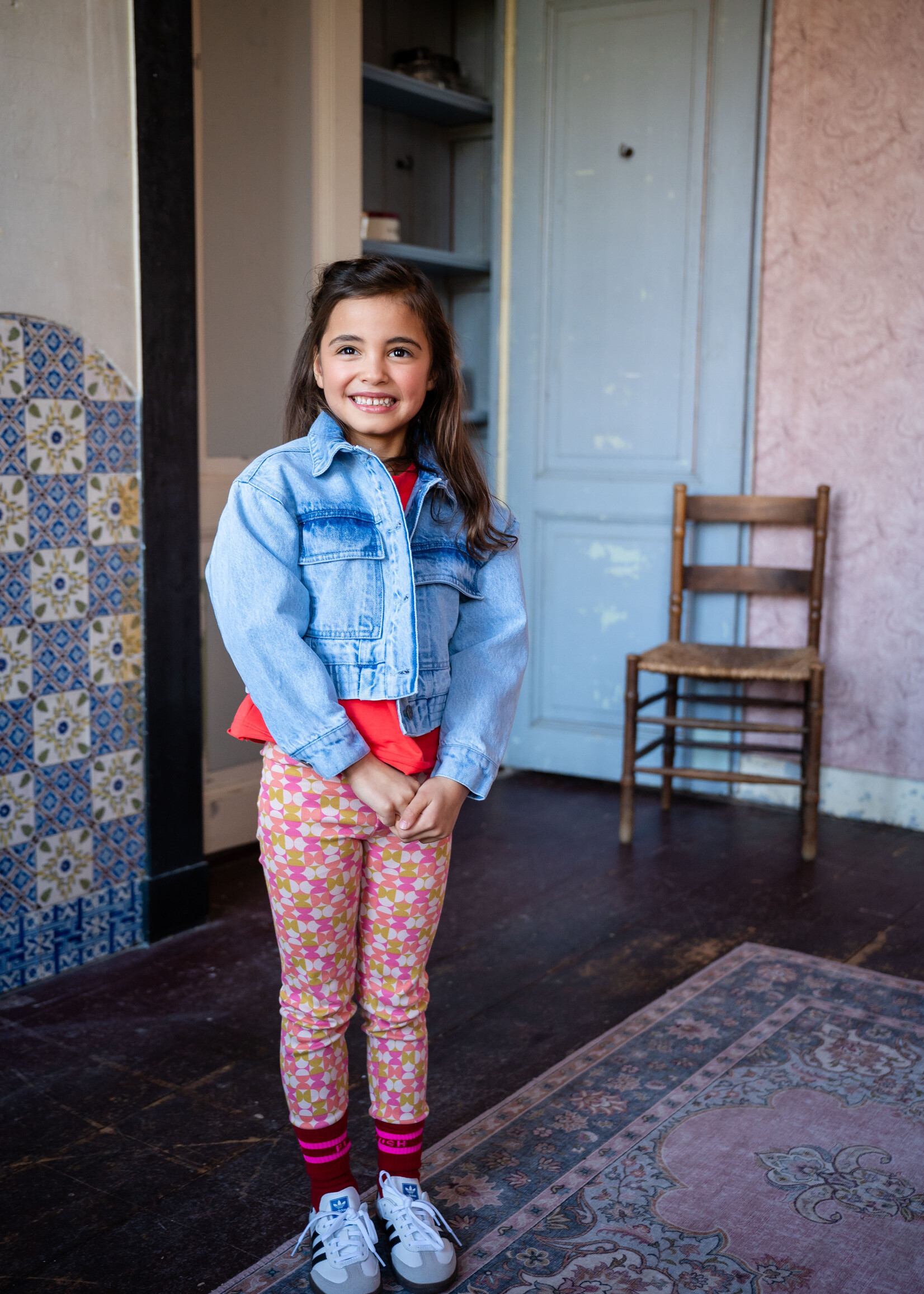 Petit Blush Petit Blush | Denim Jacket - Washed Blue