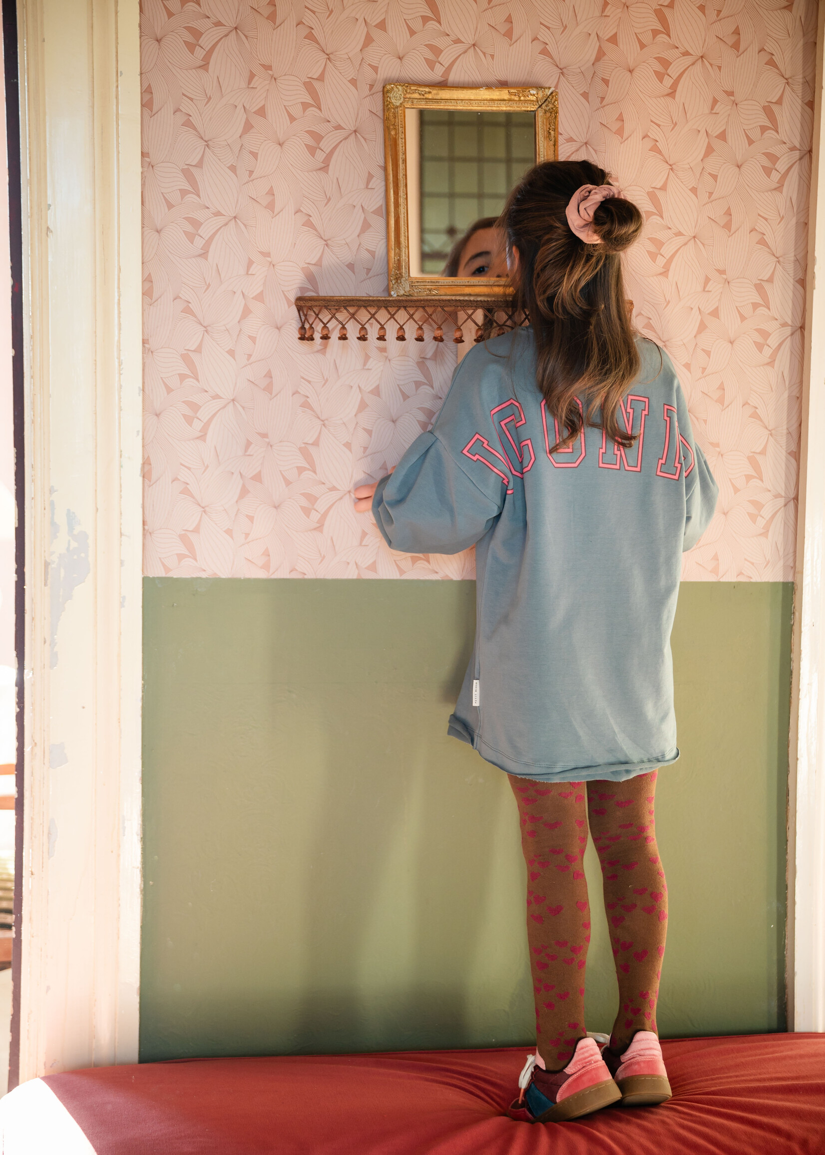 Petit Blush Petit Blush | Tights Love Potion - Brown/Pink