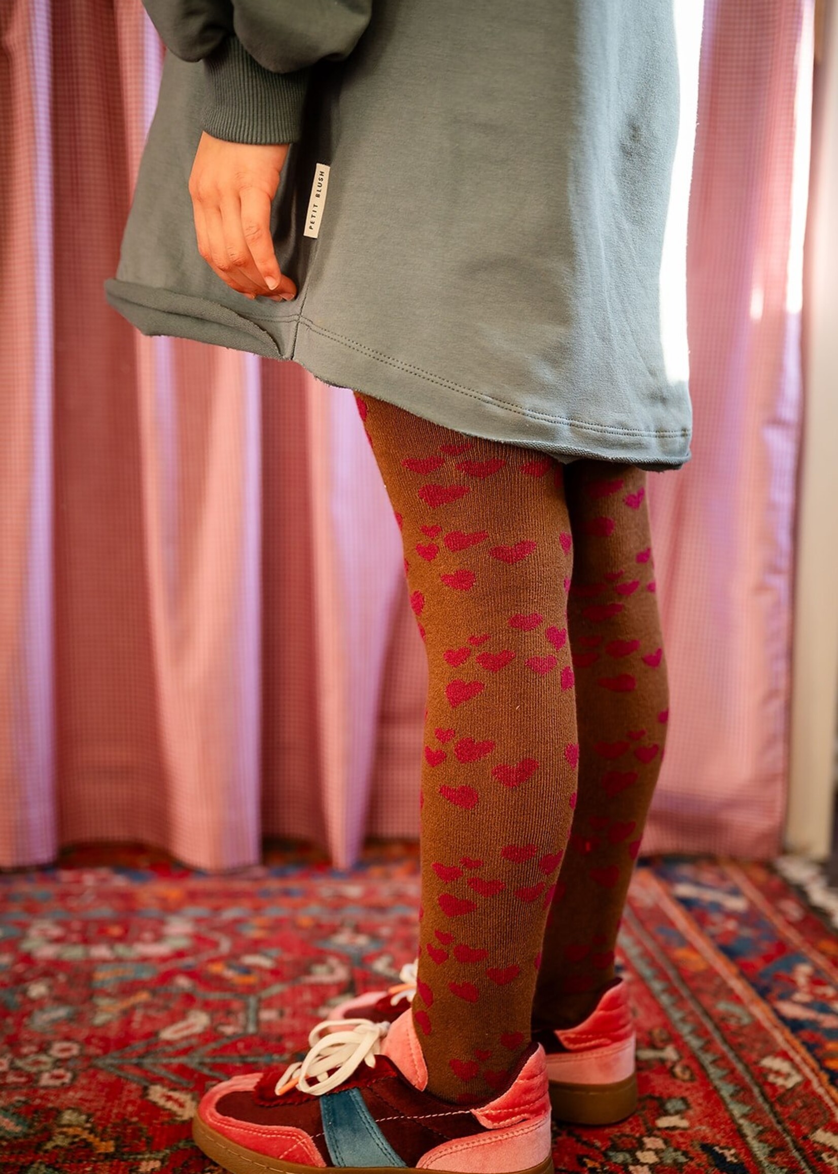 Petit Blush Petit Blush | Tights Love Potion - Brown/Pink