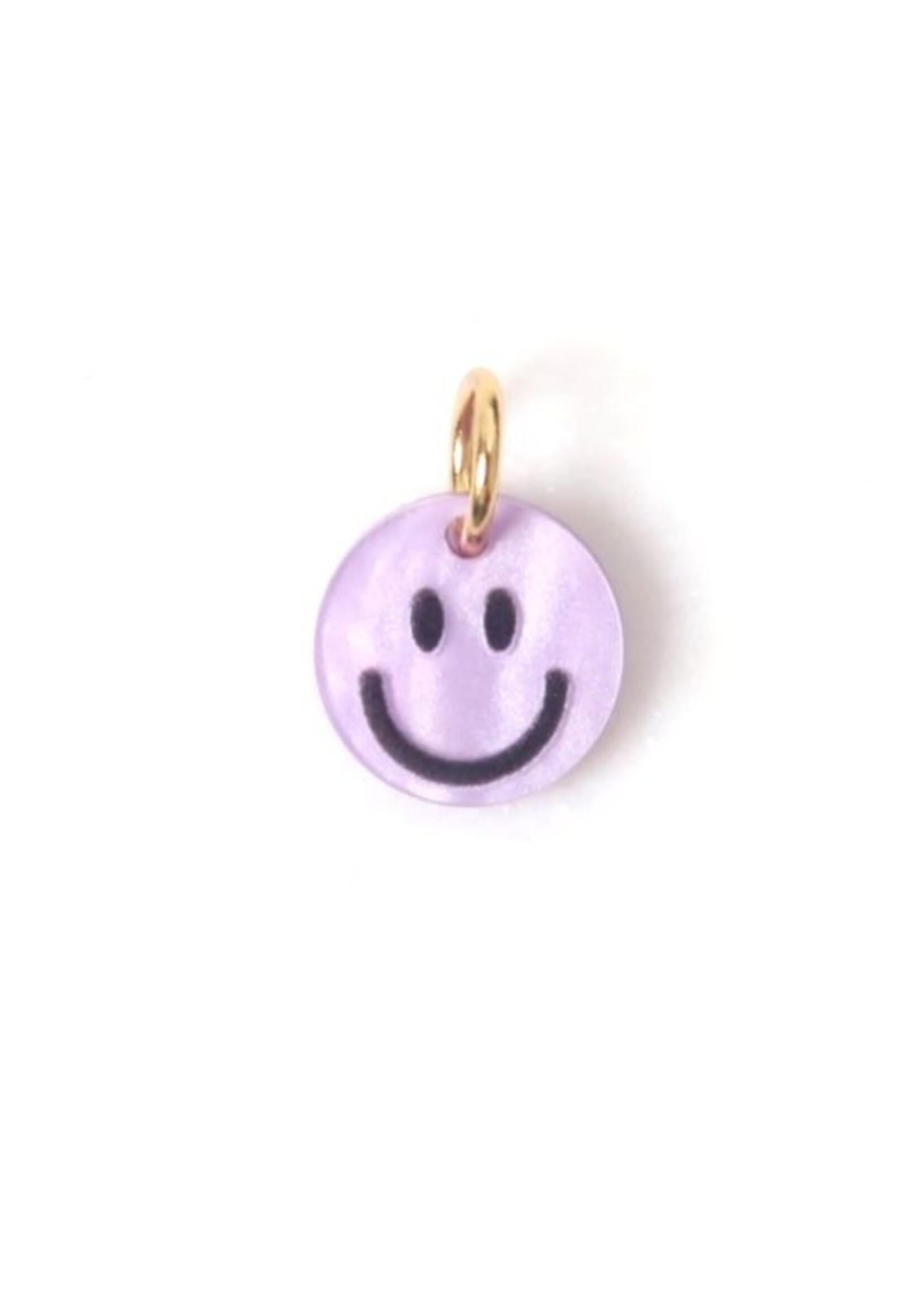 LOVEissue LOVEissue | Charm - Smiley resin lila
