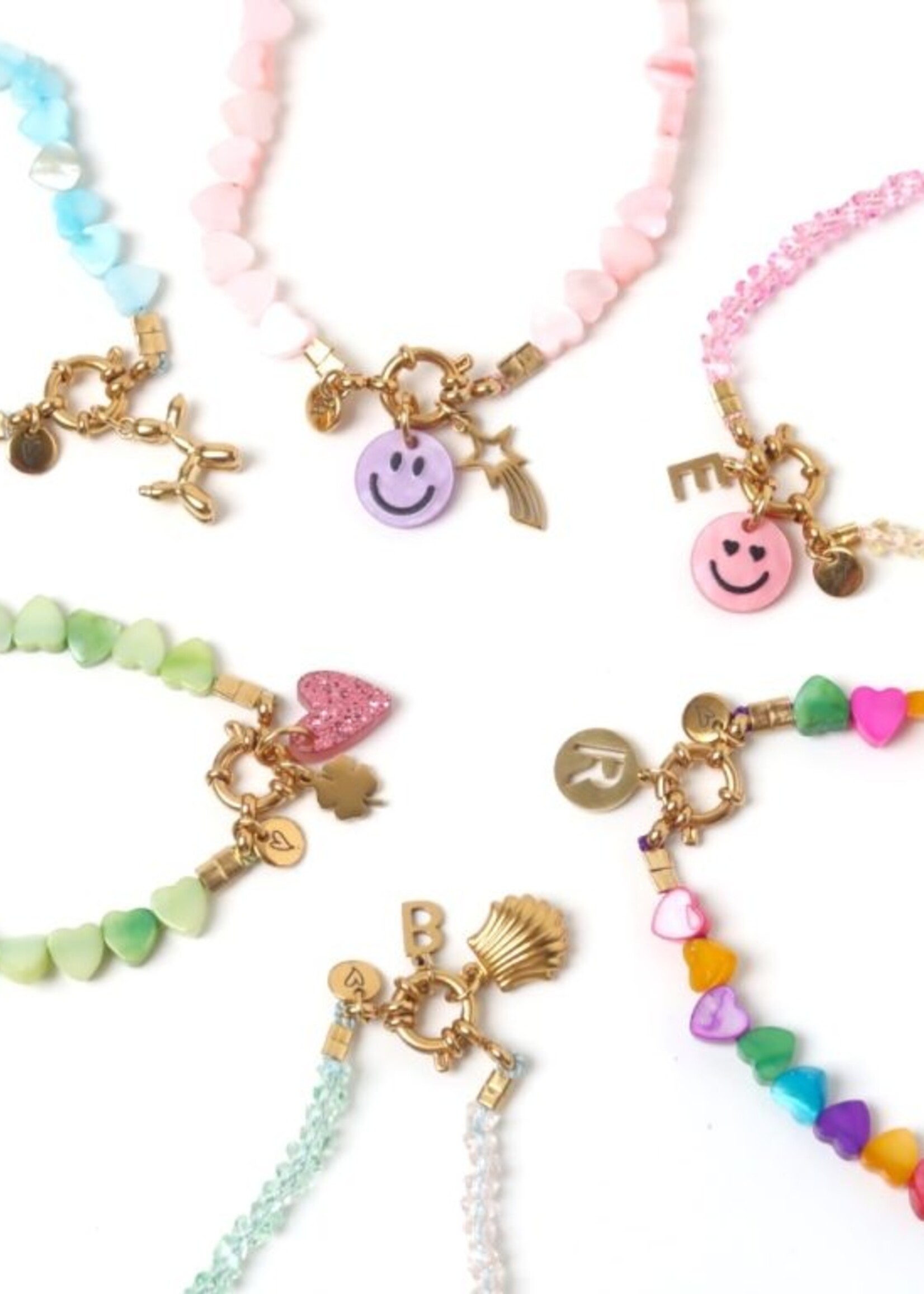 LOVEissue LOVEissue | Charm - Smiley resin lila