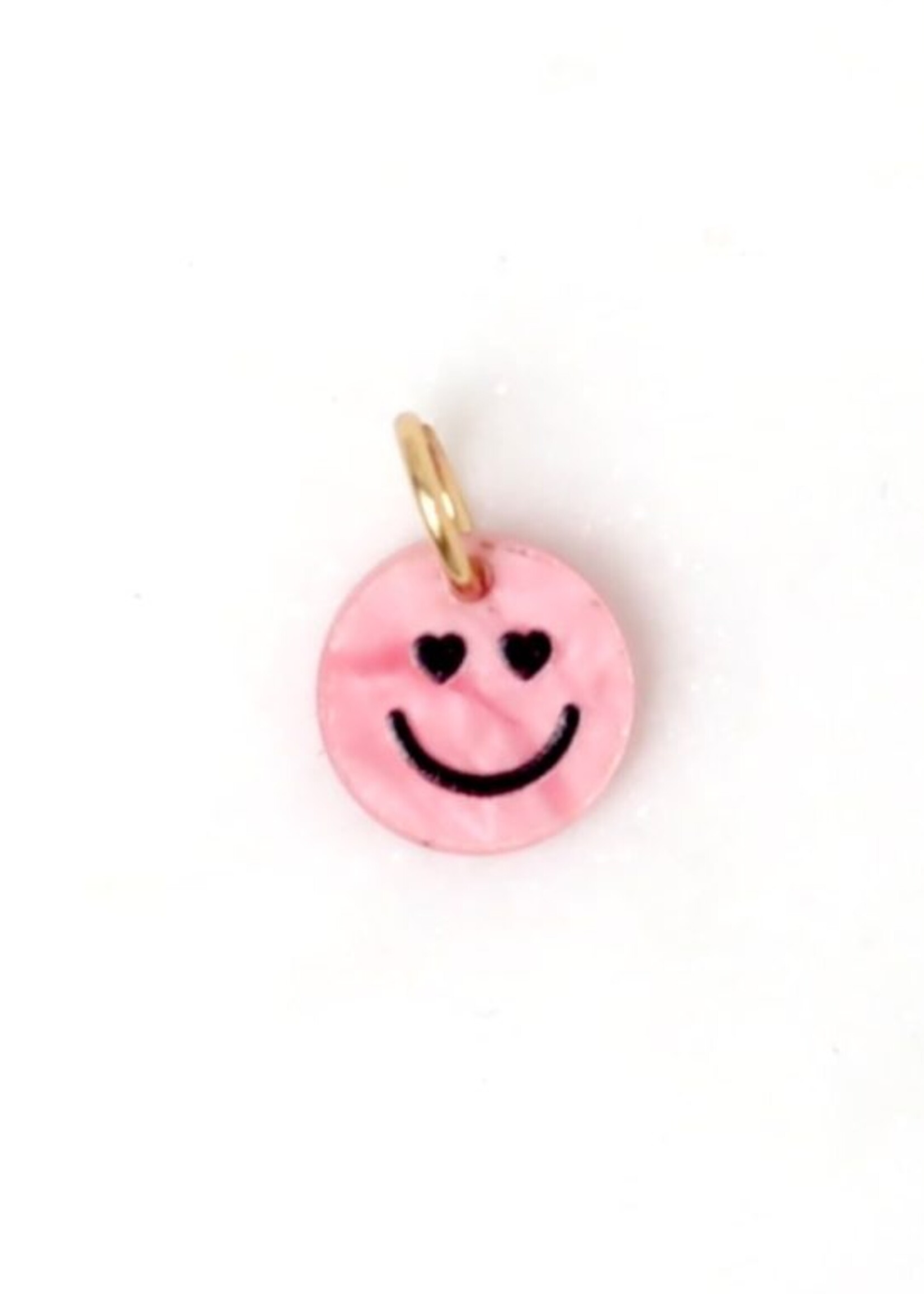 LOVEissue LOVEissue | Charm - Smiley resin pink
