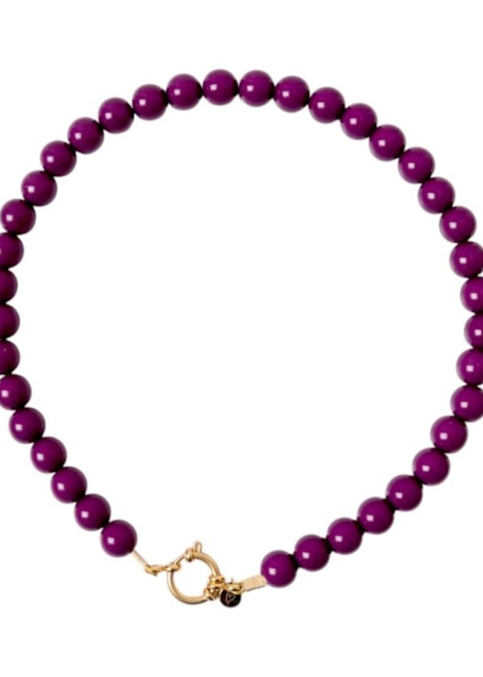 LOVEissue LOVEissue | Necklace - Bold beads plum
