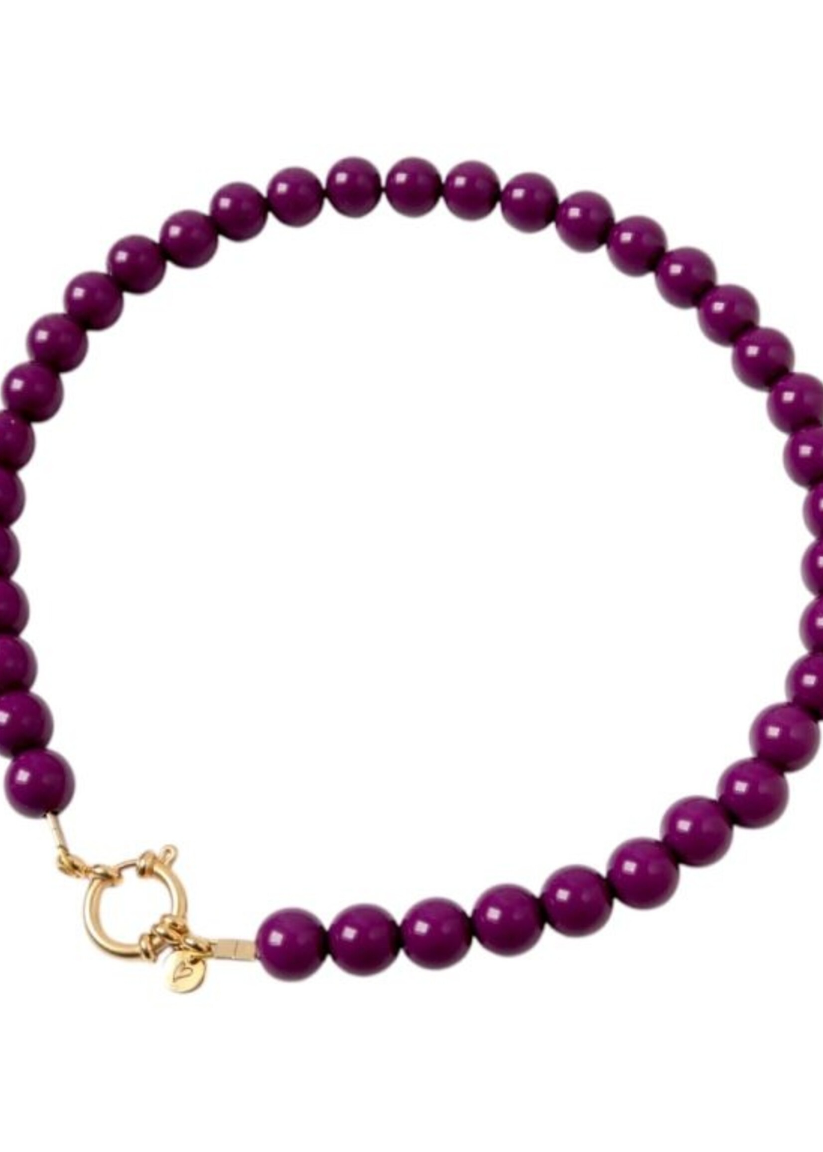 LOVEissue LOVEissue | Necklace - Bold beads plum