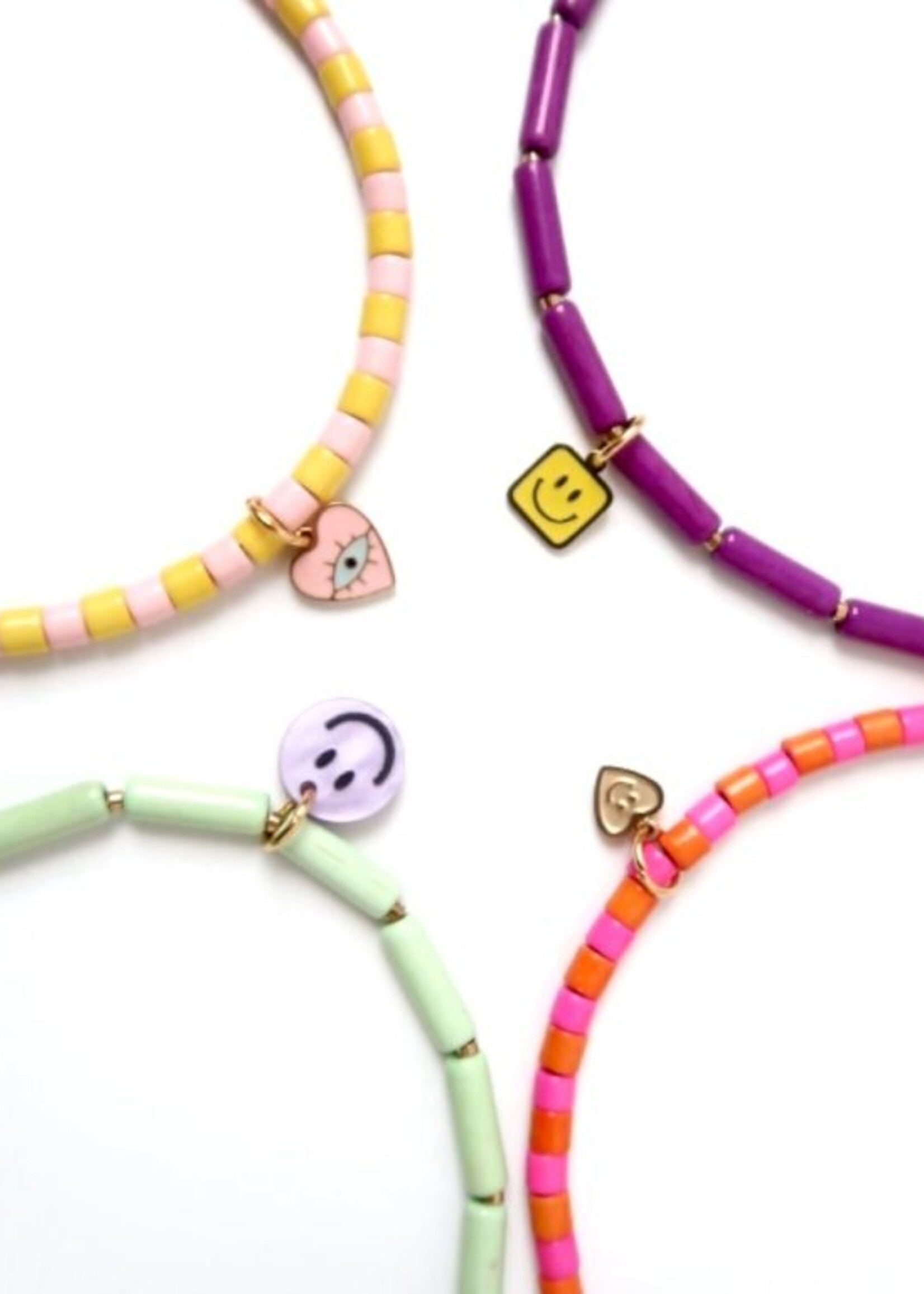 LOVEissue LOVEissue | Necklace - Stripe orange/pink