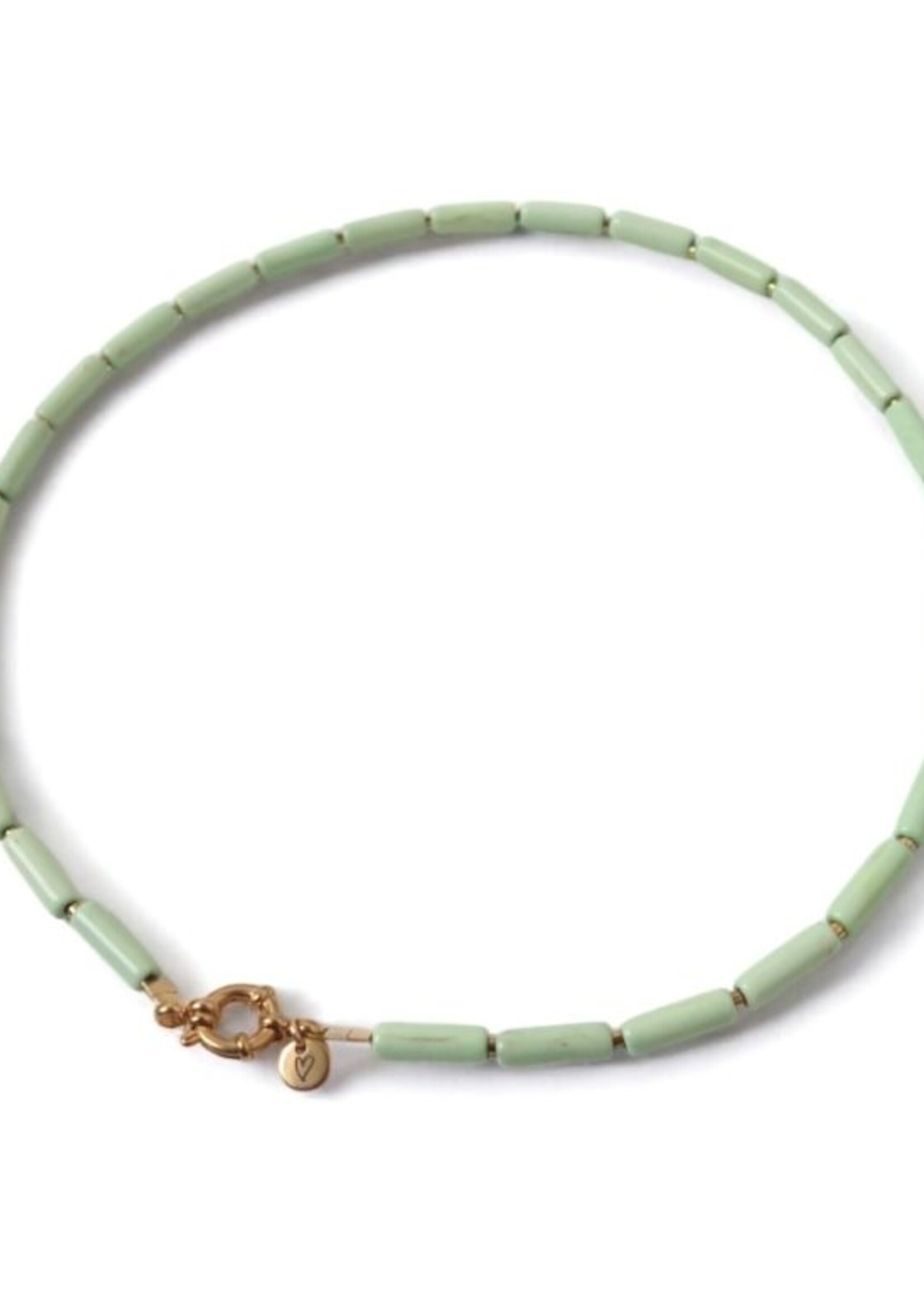 LOVEissue LOVEissue | Necklace - Tube soft green