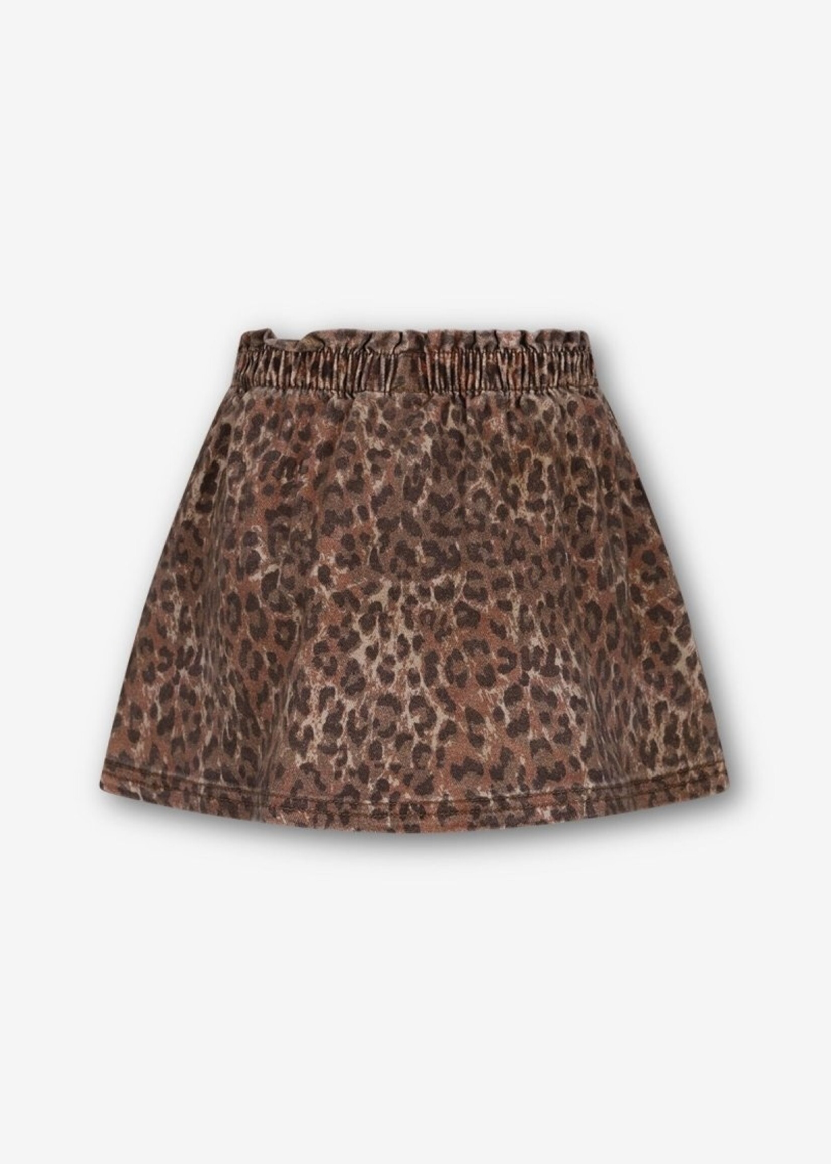 The New Chapter The New Chapter | Rosie denim leopard skirt