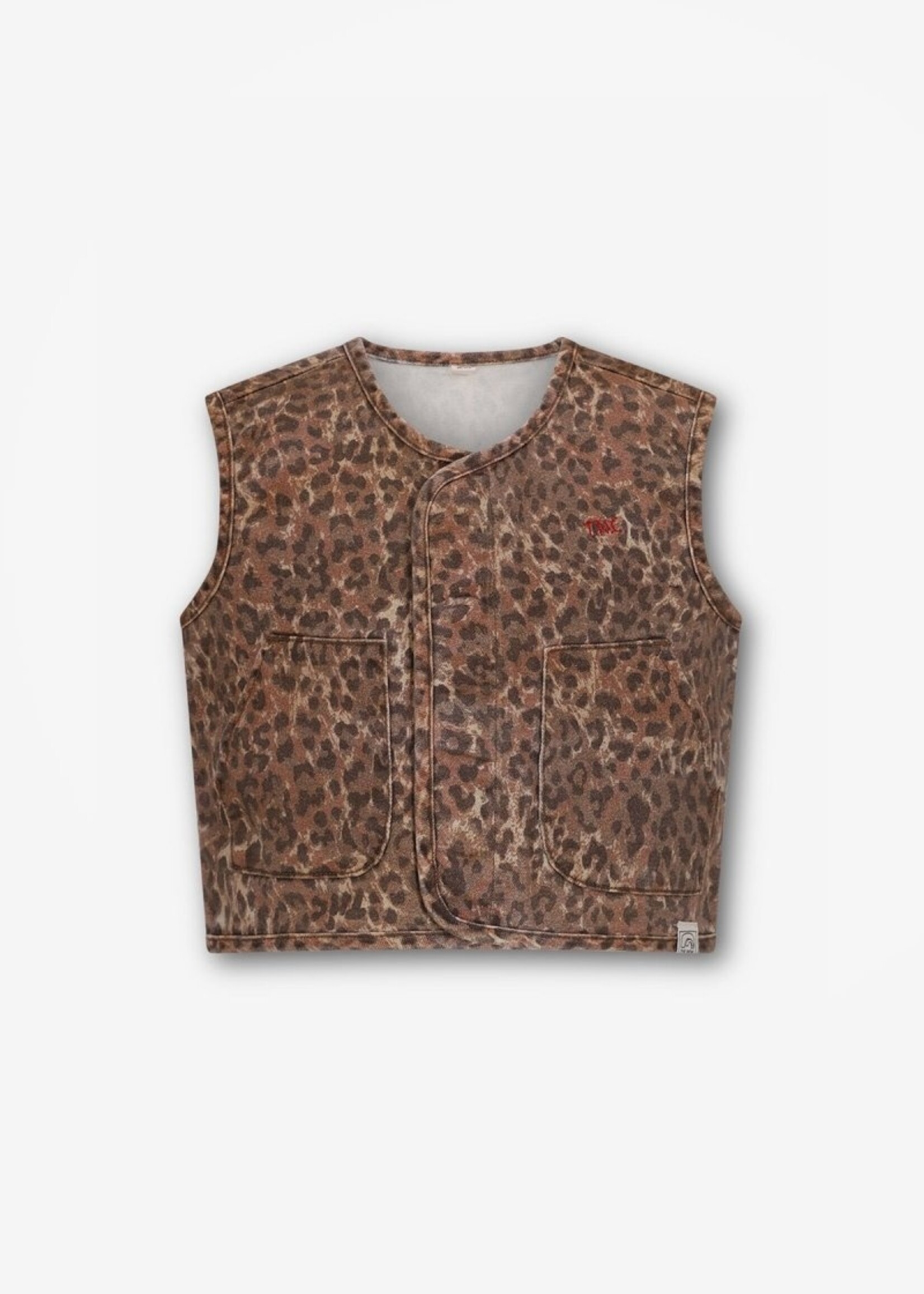 The New Chapter The New Chapter | Cleas denim leopard gilet