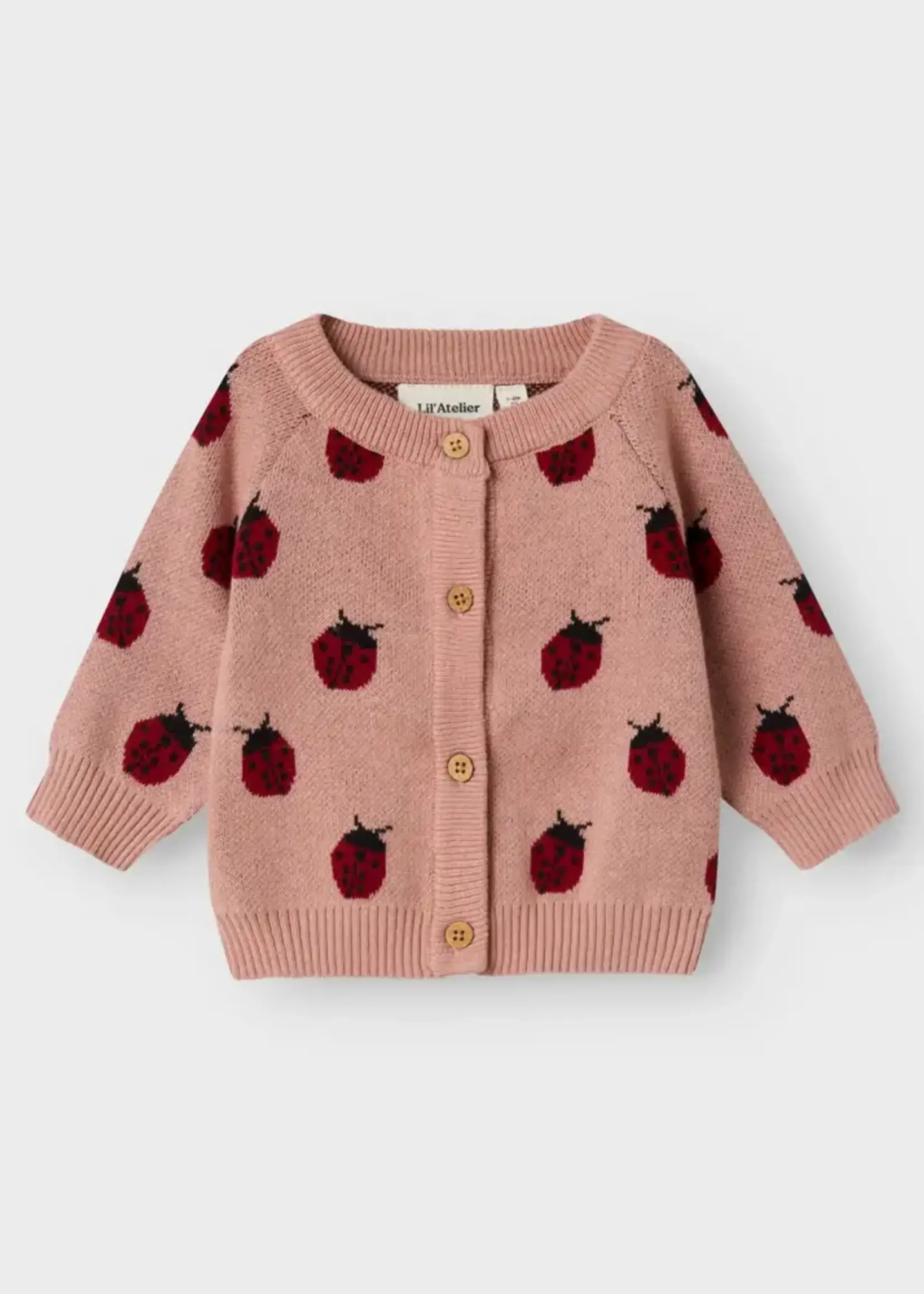 Lil' Atelier Lil' Atelier | NBFLULIO KNIT CARD LIL NOOS - Misty Rose