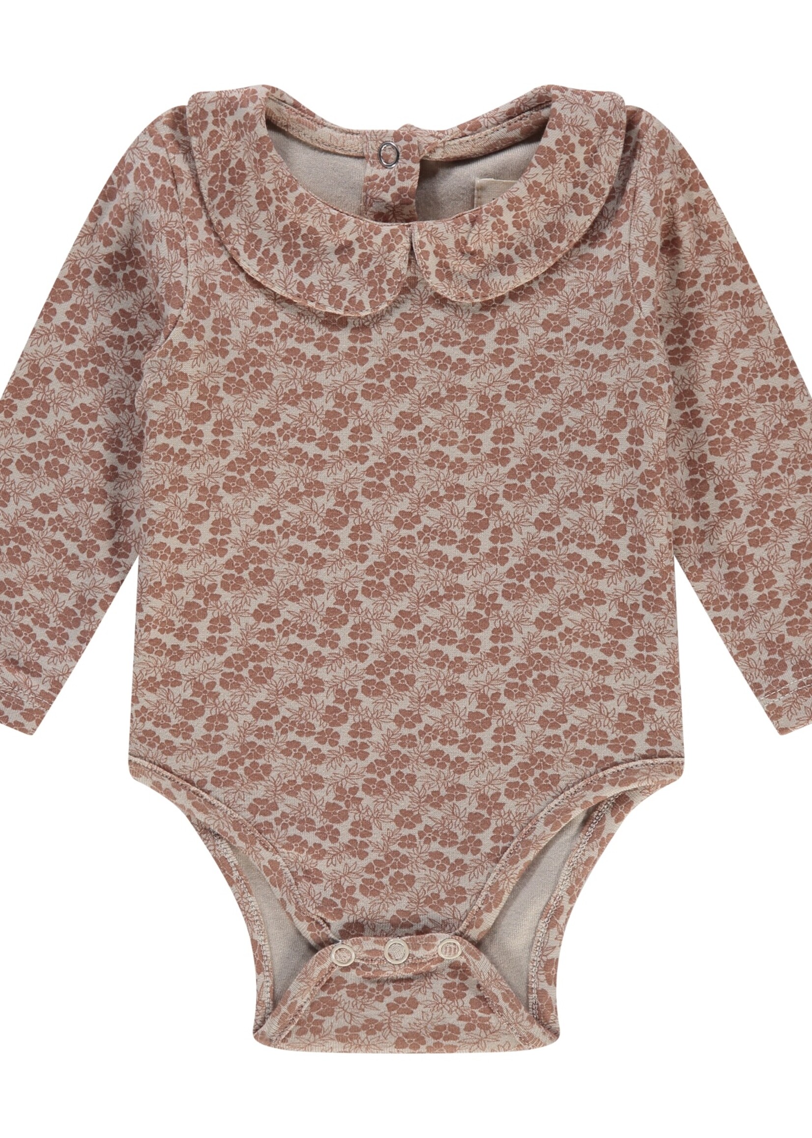 A Tiny Story A Tiny Story | baby romper long sleeve - Cookie