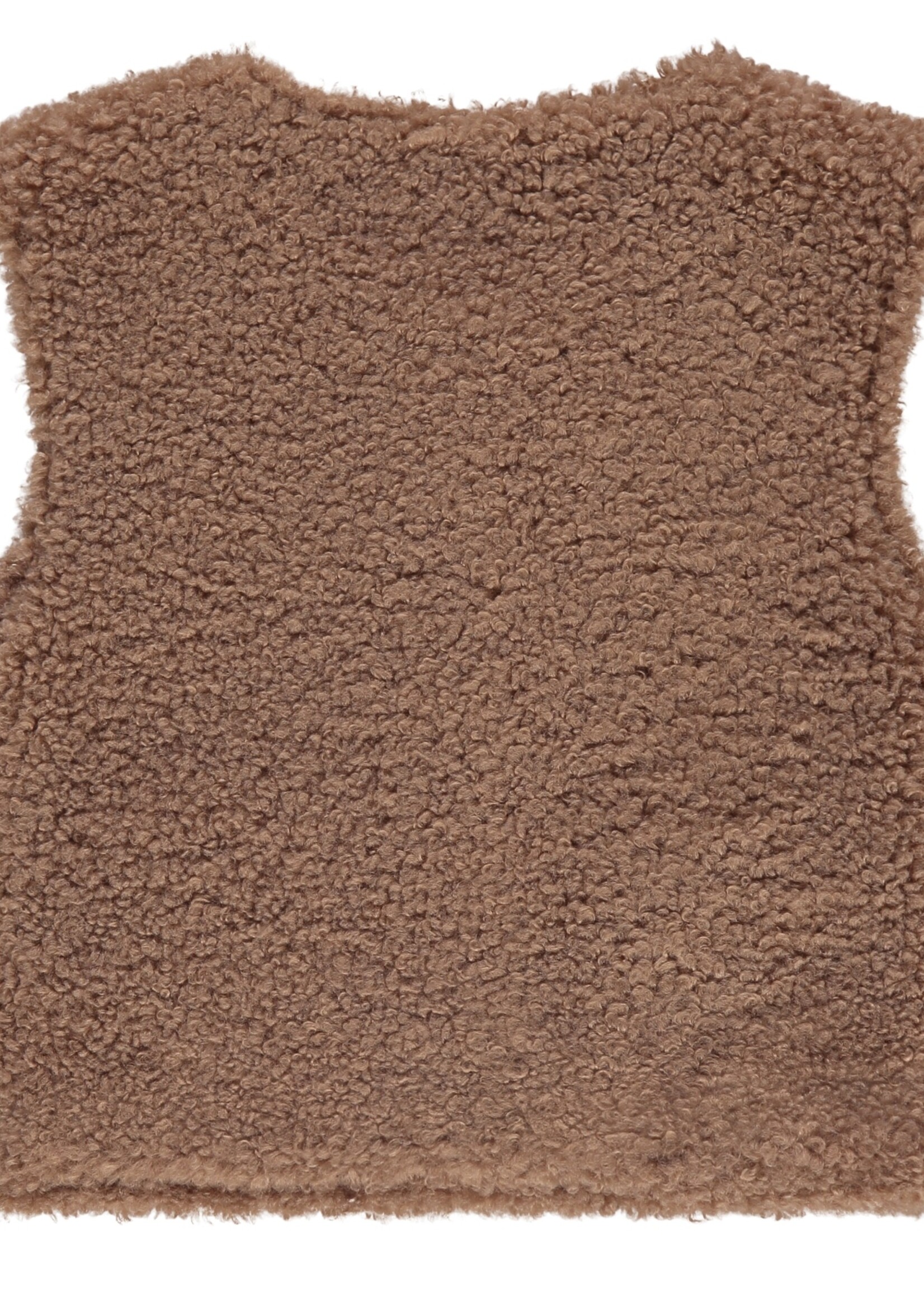 A Tiny Story A Tiny Story | baby teddy sleeveless cardigan - Cookie