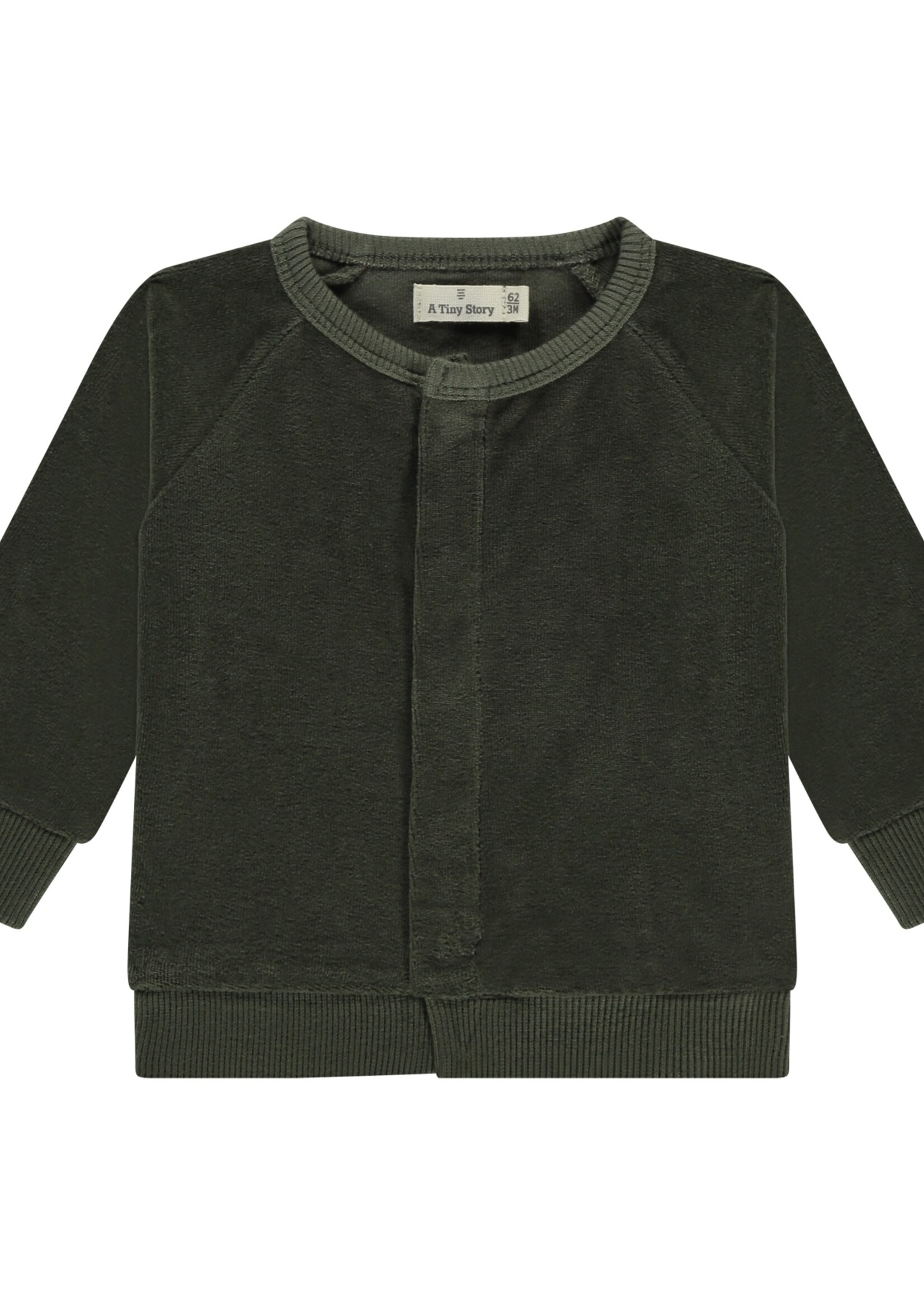A Tiny Story A Tiny Story | baby cardigan - Basil