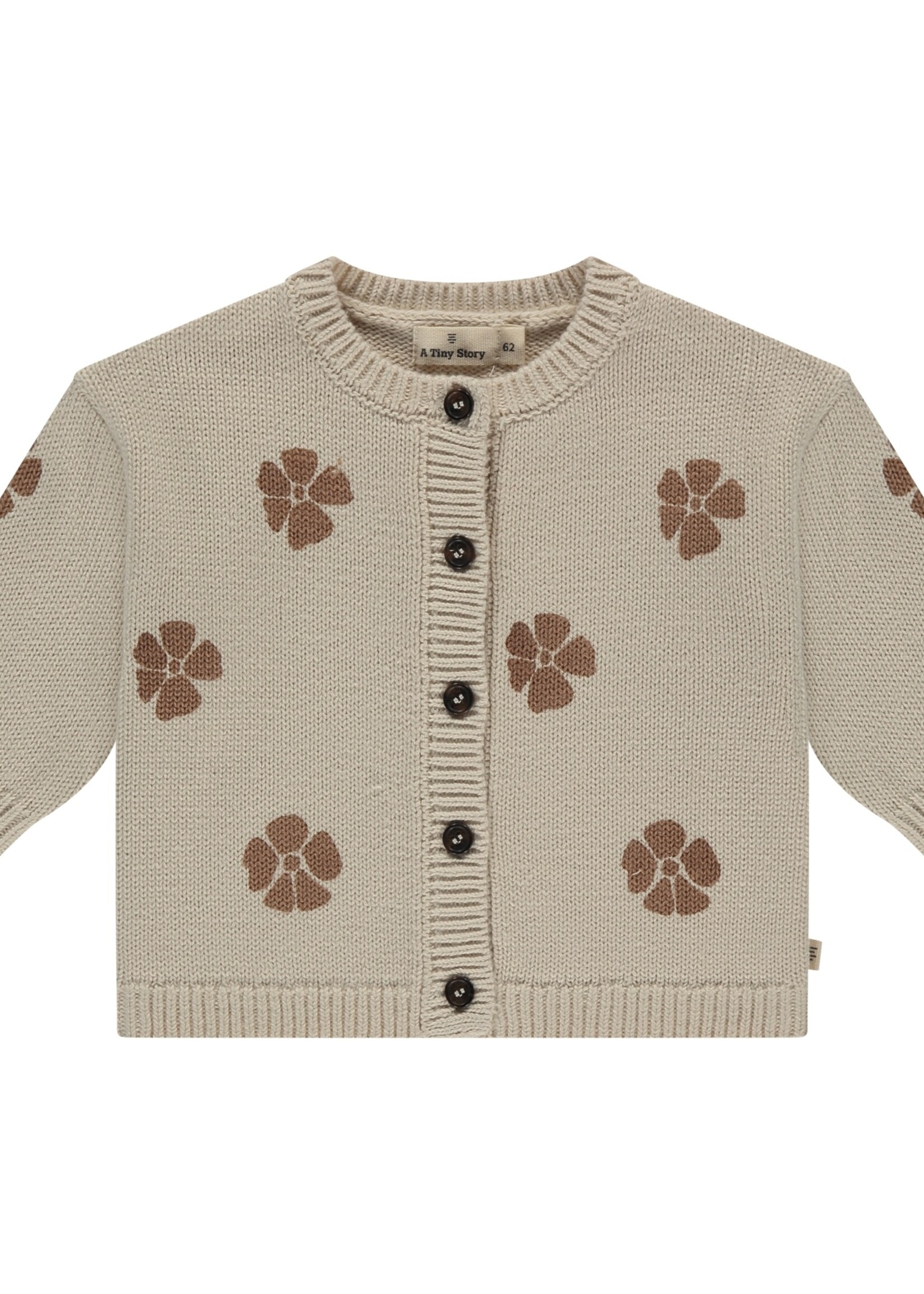 A Tiny Story A Tiny Story | baby cardigan - Snow