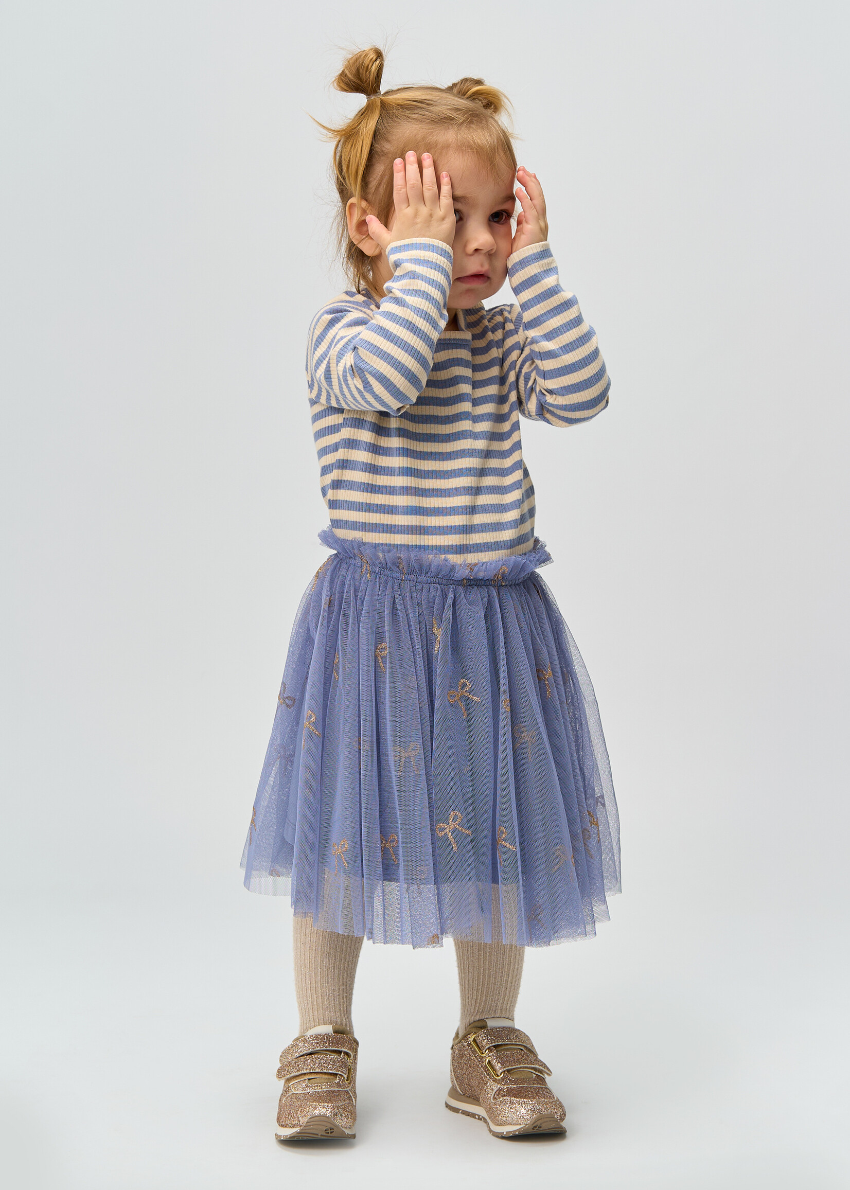 THE NEW SIBLINGS The New  Siblings | TNSTFRO LLS Rib Tee - Tempest Striped