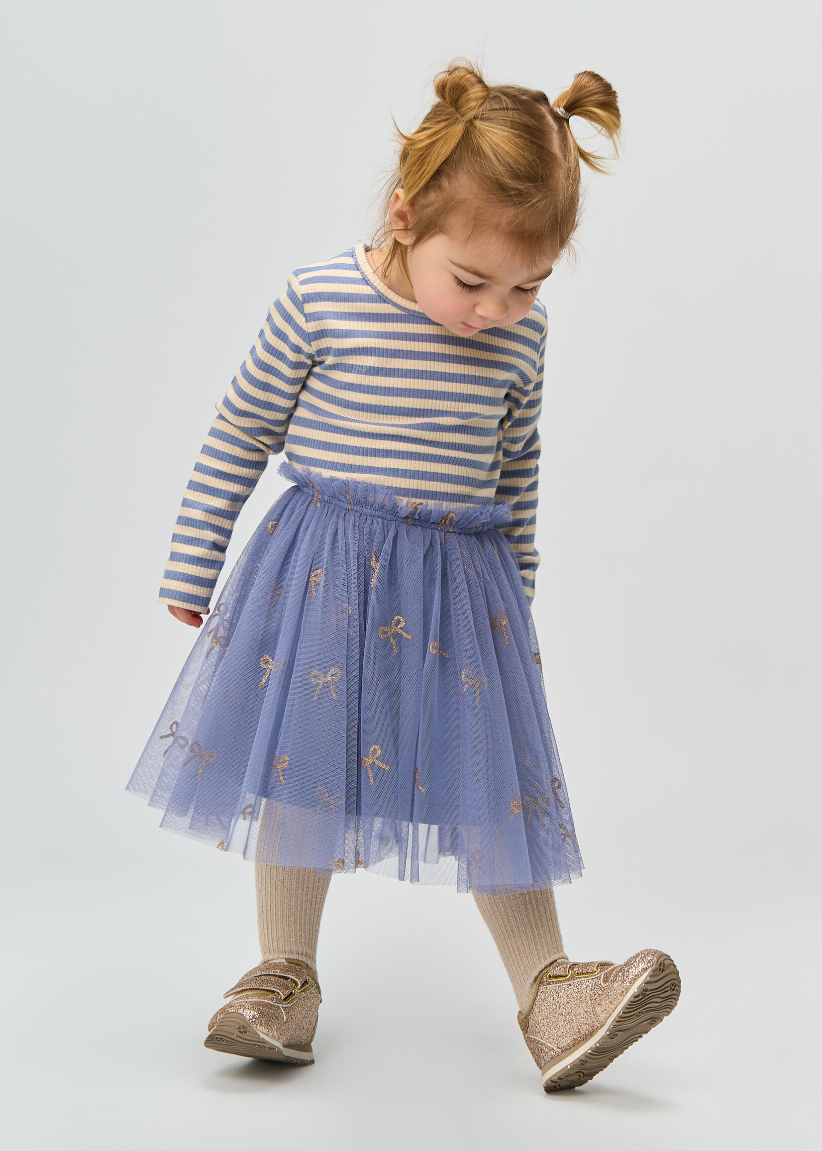 THE NEW SIBLINGS The New  Siblings | TNSTFRO LLS Rib Tee - Tempest Striped