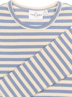 THE NEW SIBLINGS The New  Siblings | TNSTFRO LLS Rib Tee - Tempest Striped