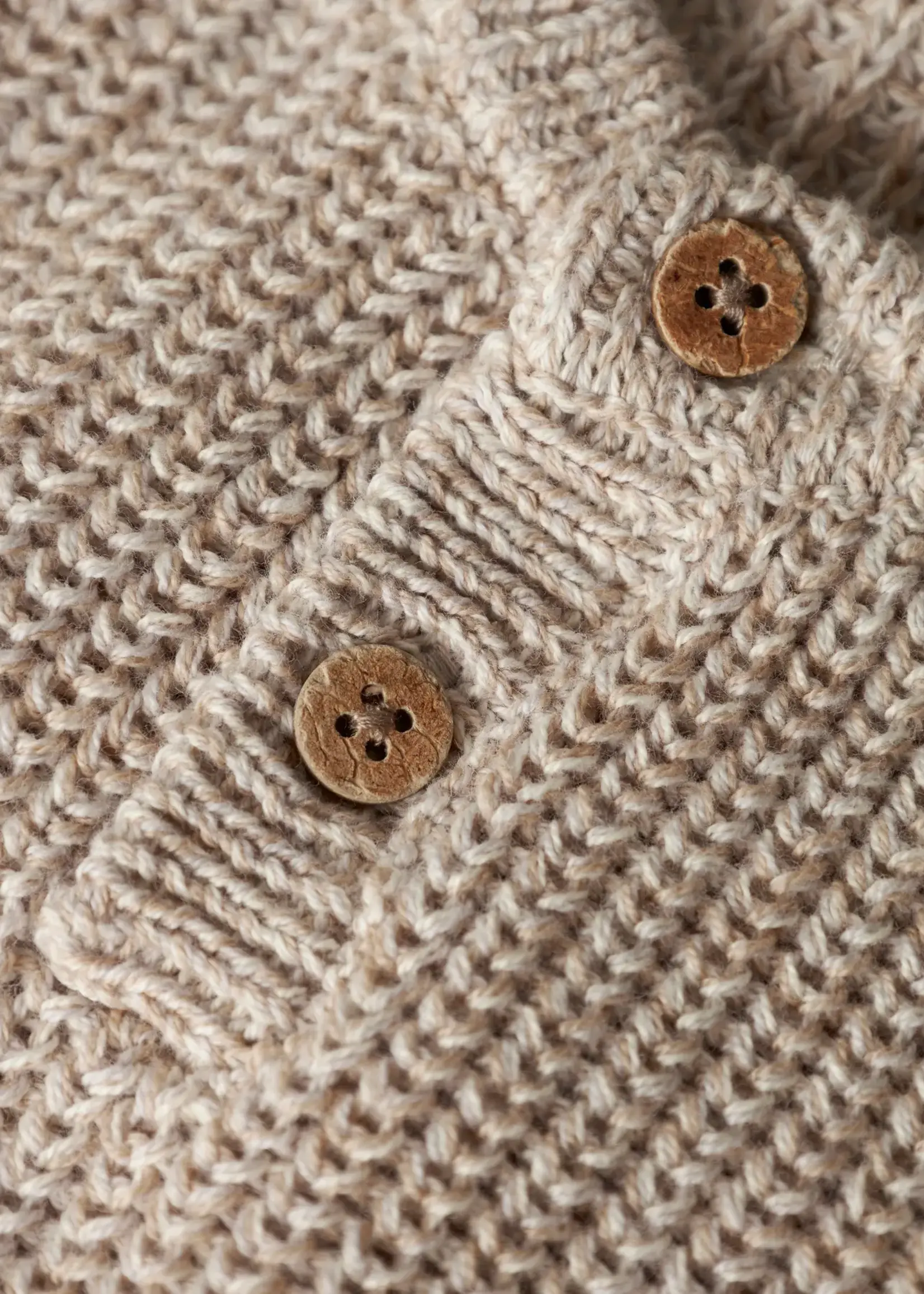 Lil' Atelier Lil' Atelier | NBMROKKO KNIT VEST LIL - Oxford Tan MELANGE
