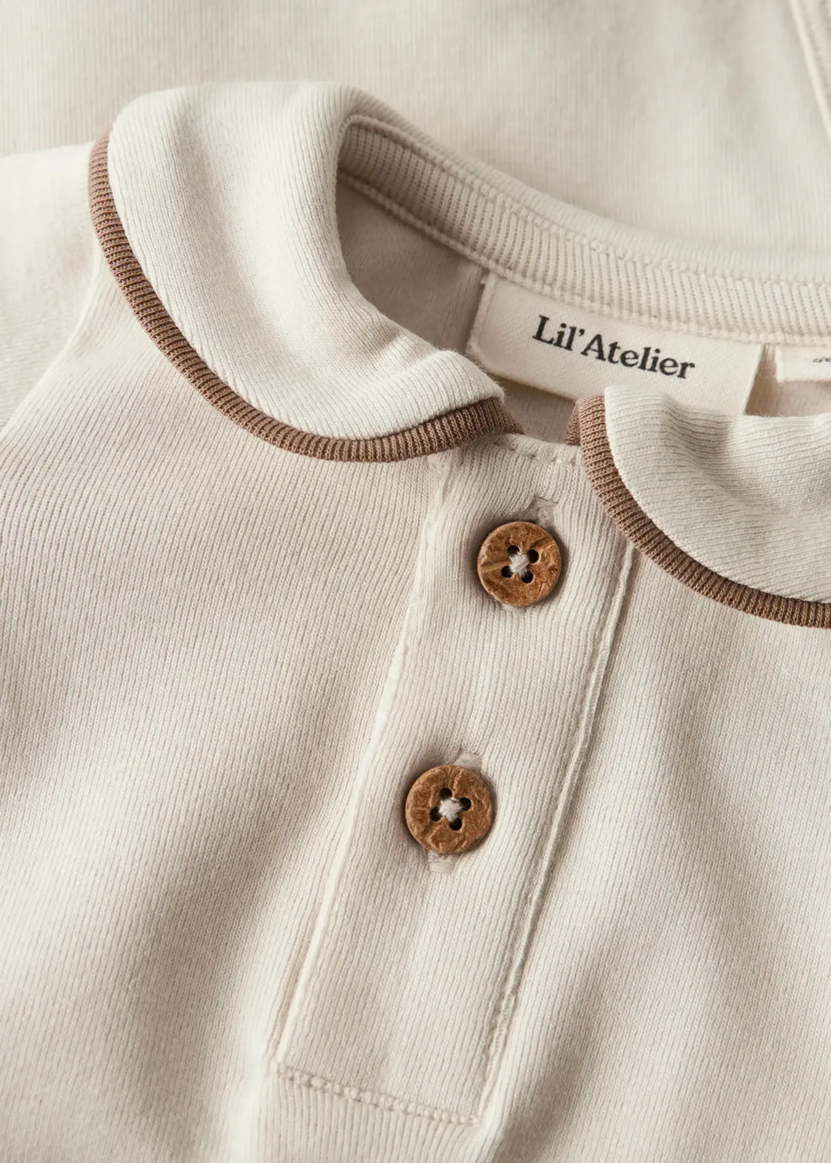Lil' Atelier | NBMFUNDO LIO LS SLIM BODY LIL - Turtledove