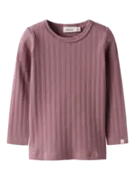 Lil' Atelier Lil' Atelier | NMFRITA SIG LS SLIM TOP LIL - Nostalgia Rose
