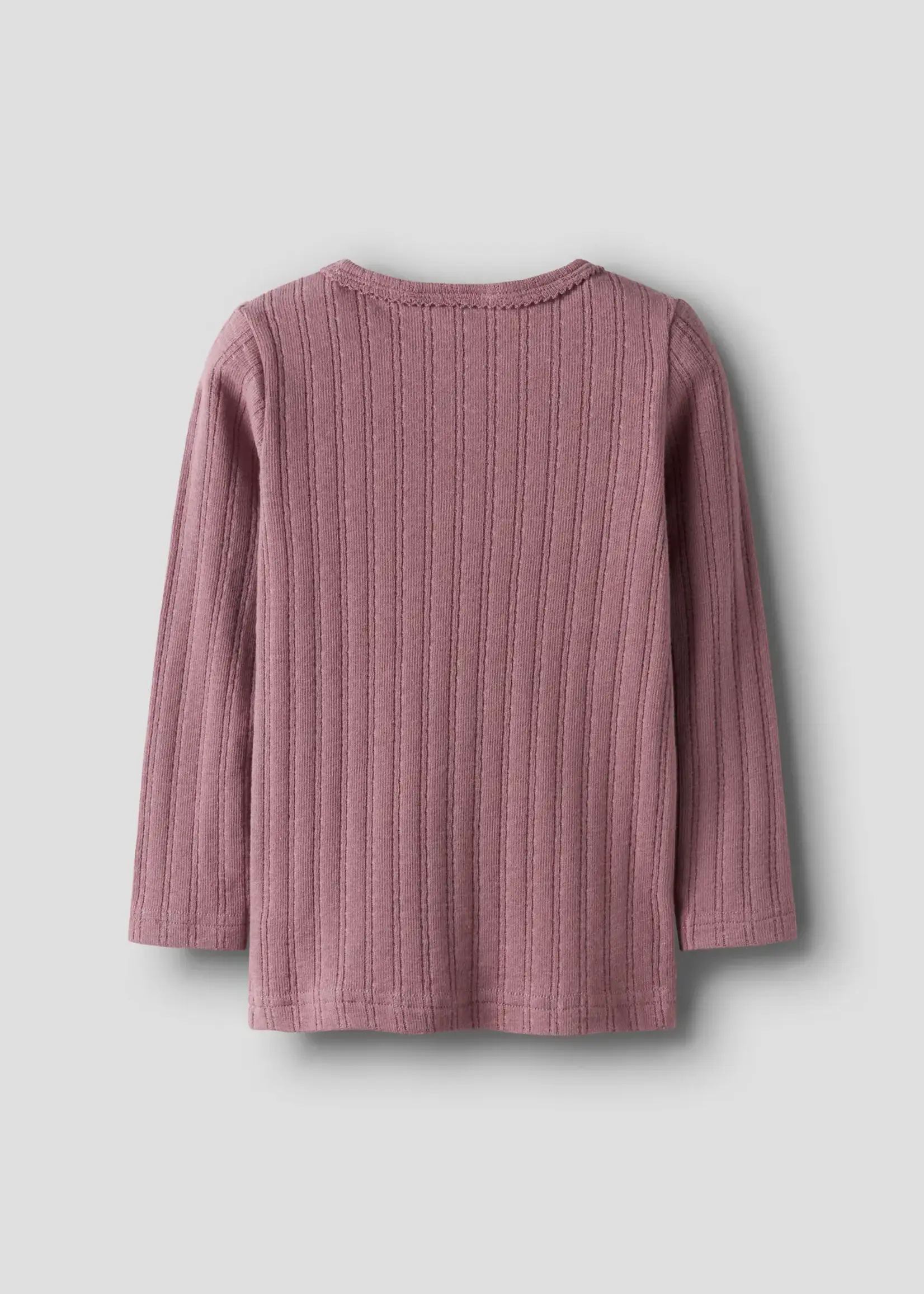 Lil' Atelier | NMFRITA SIG LS SLIM TOP LIL - Nostalgia Rose