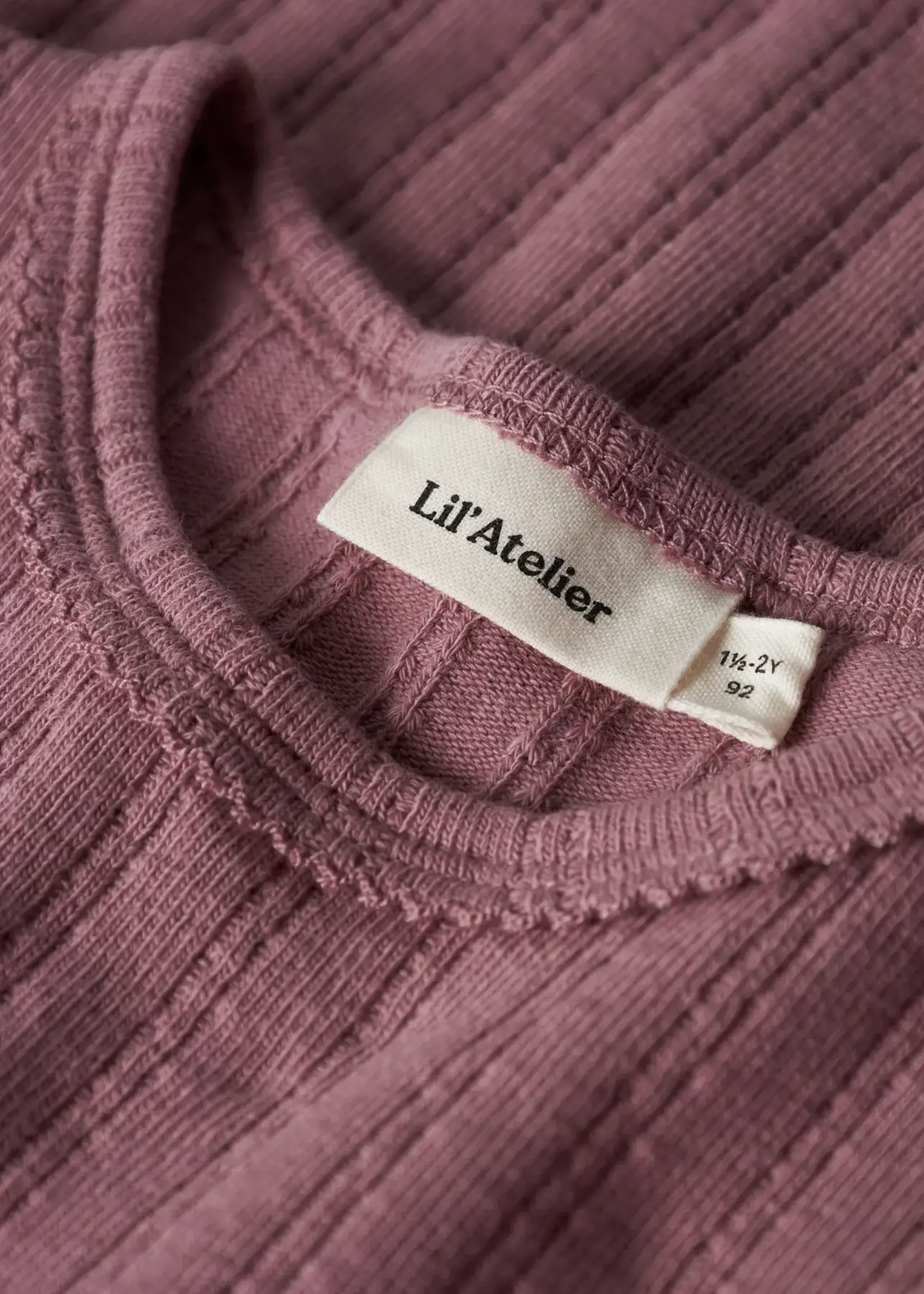 Lil' Atelier Lil' Atelier | NMFRITA SIG LS SLIM TOP LIL - Nostalgia Rose