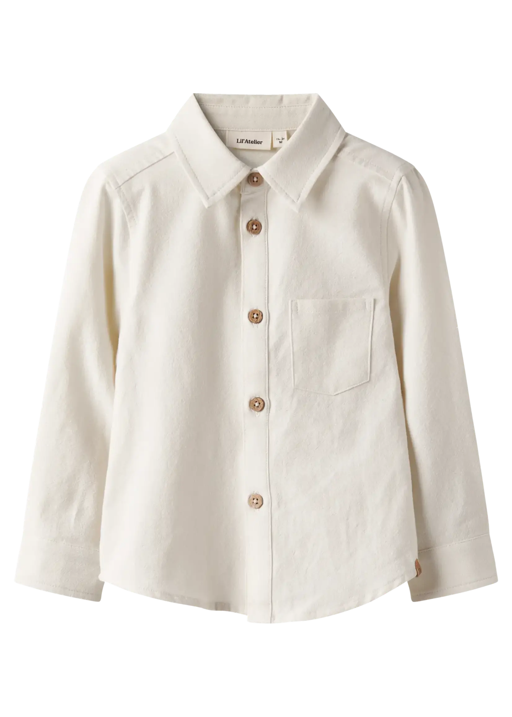 Lil' Atelier | NMMHADAM LS SHIRT LIL - Turtledove