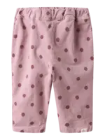 Lil' Atelier | NBFSOMBA LOOSE CORD PANT 7766-SO S LIL - Violet Ice DOTS