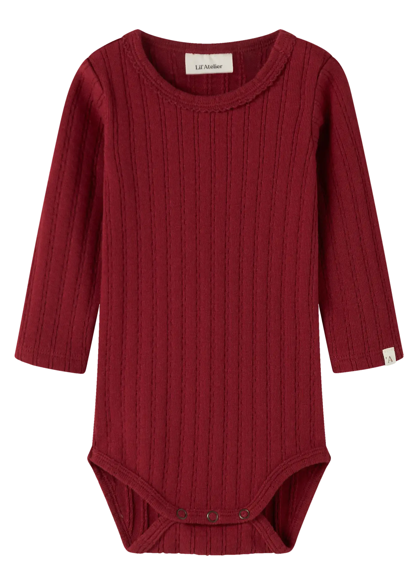Lil' Atelier Lil' Atelier | NBFRITA SIG LS SLIM BODY LIL - Red Dahlia