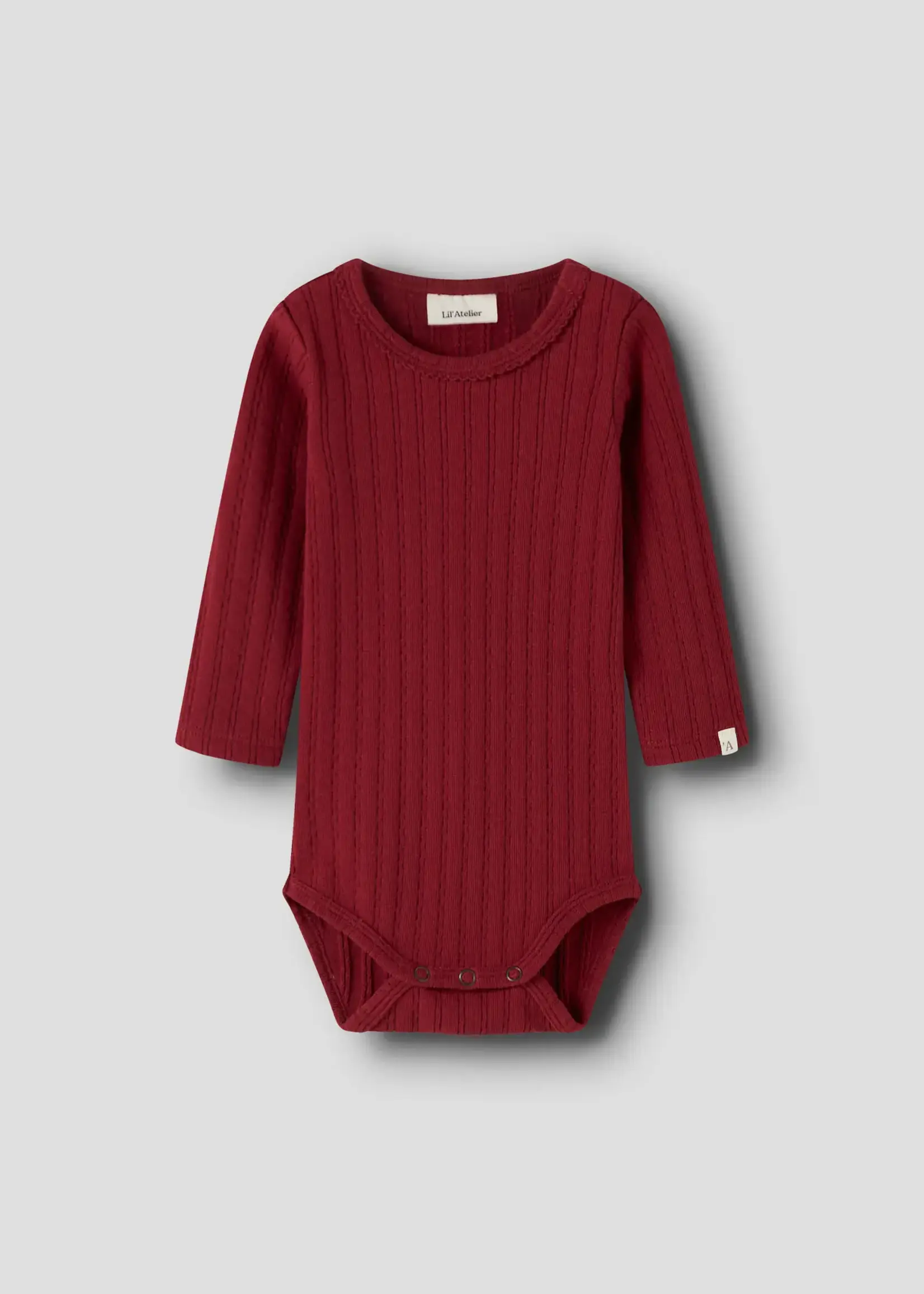 Lil' Atelier Lil' Atelier | NBFRITA SIG LS SLIM BODY LIL - Red Dahlia