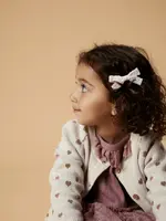 Lil’ Atelier Lil' Atelier | NMFSARAN LS KNIT CARD HEART LIL - Turtledove SEPIA TINT