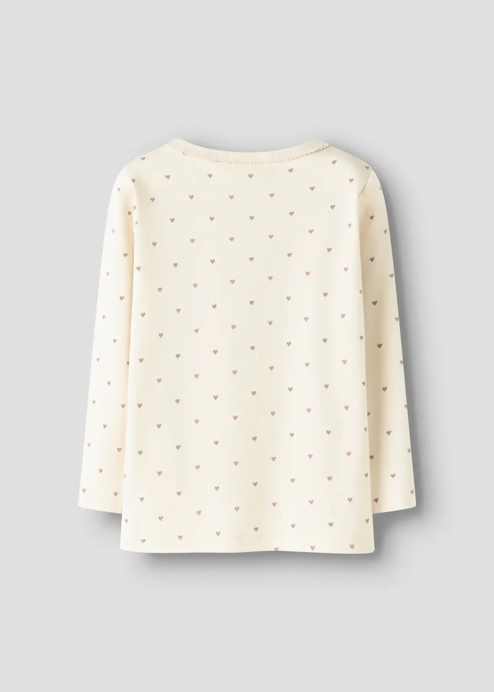 Lil' Atelier | NMFLALO TIG LS SLIM TOP LIL - Turtledove HEART