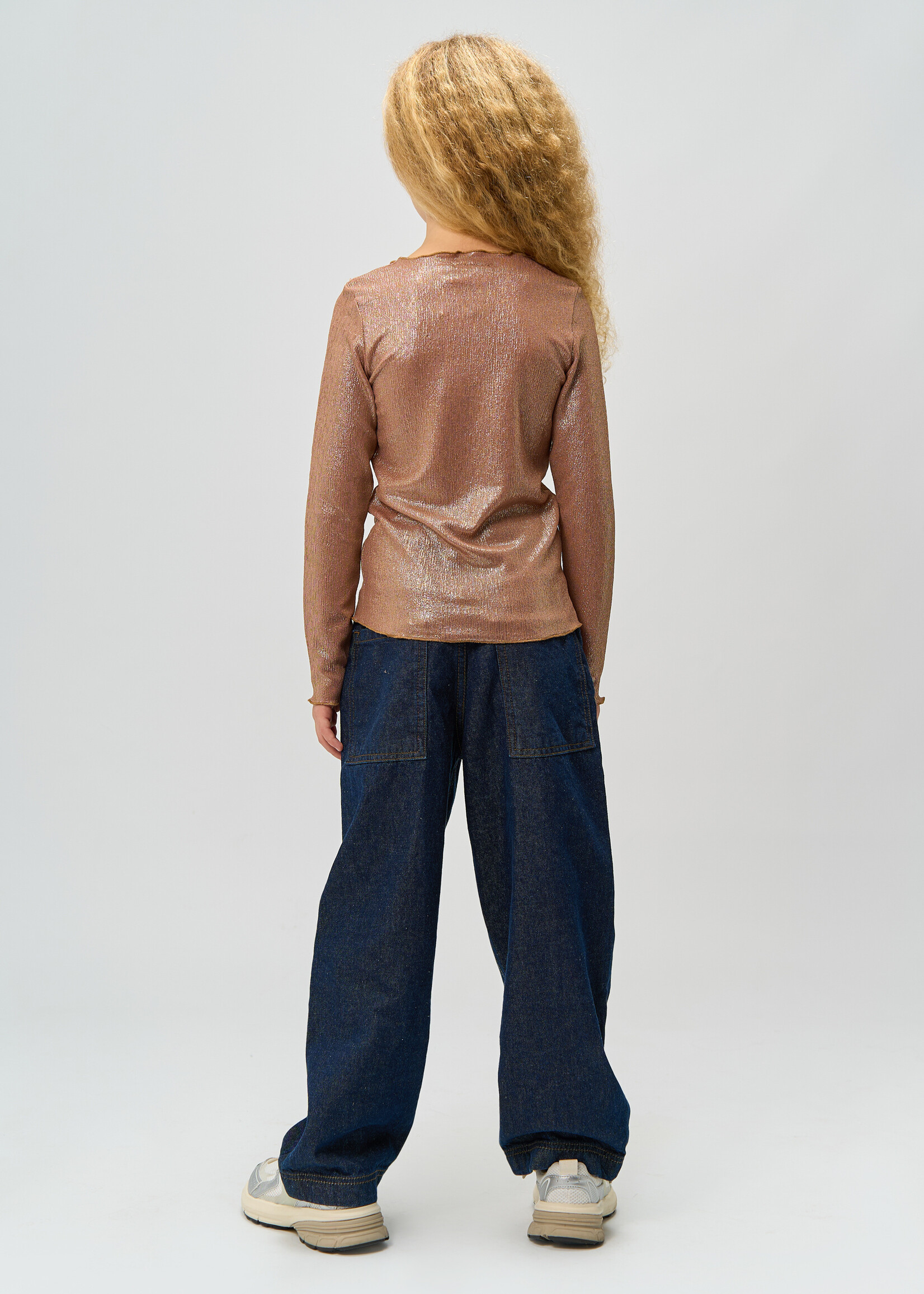 THE NEW The New | TNRosalind Glitter Tee- Gold