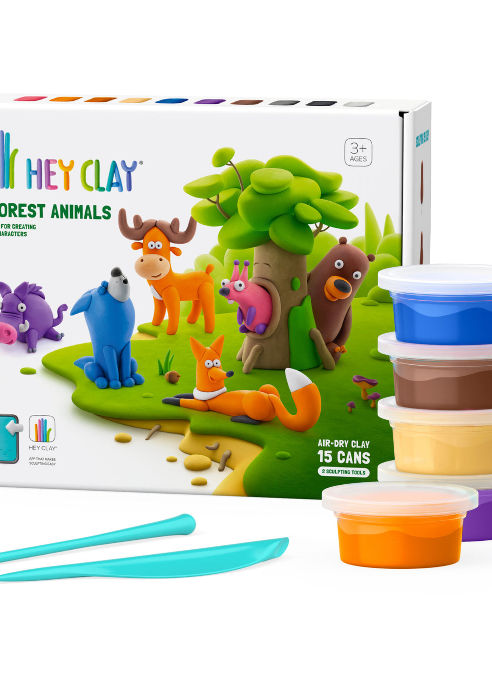 HeyClay HeyClay | Forest Animals - 15 cans