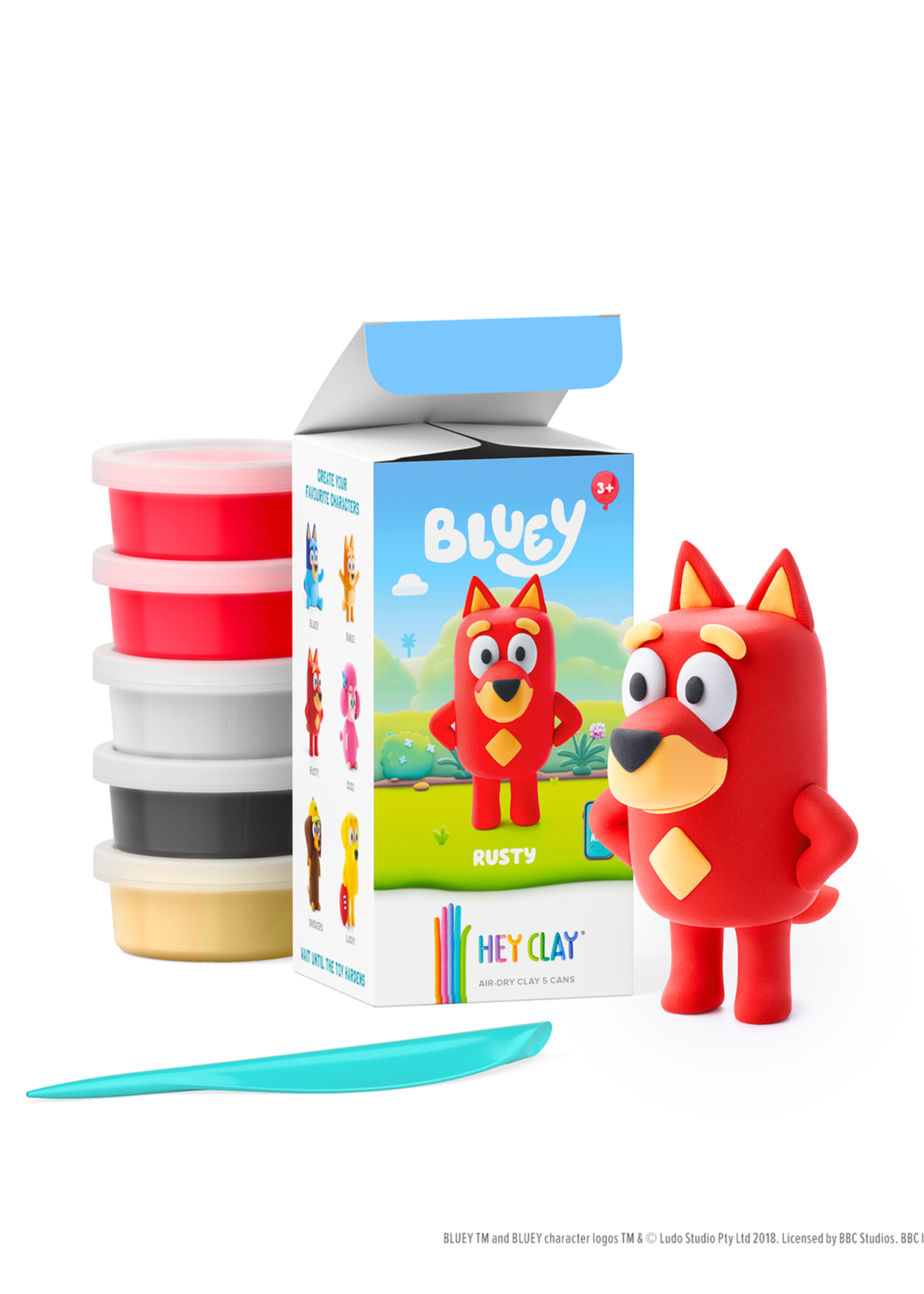HeyClay HeyClay | Bluey - Rusty