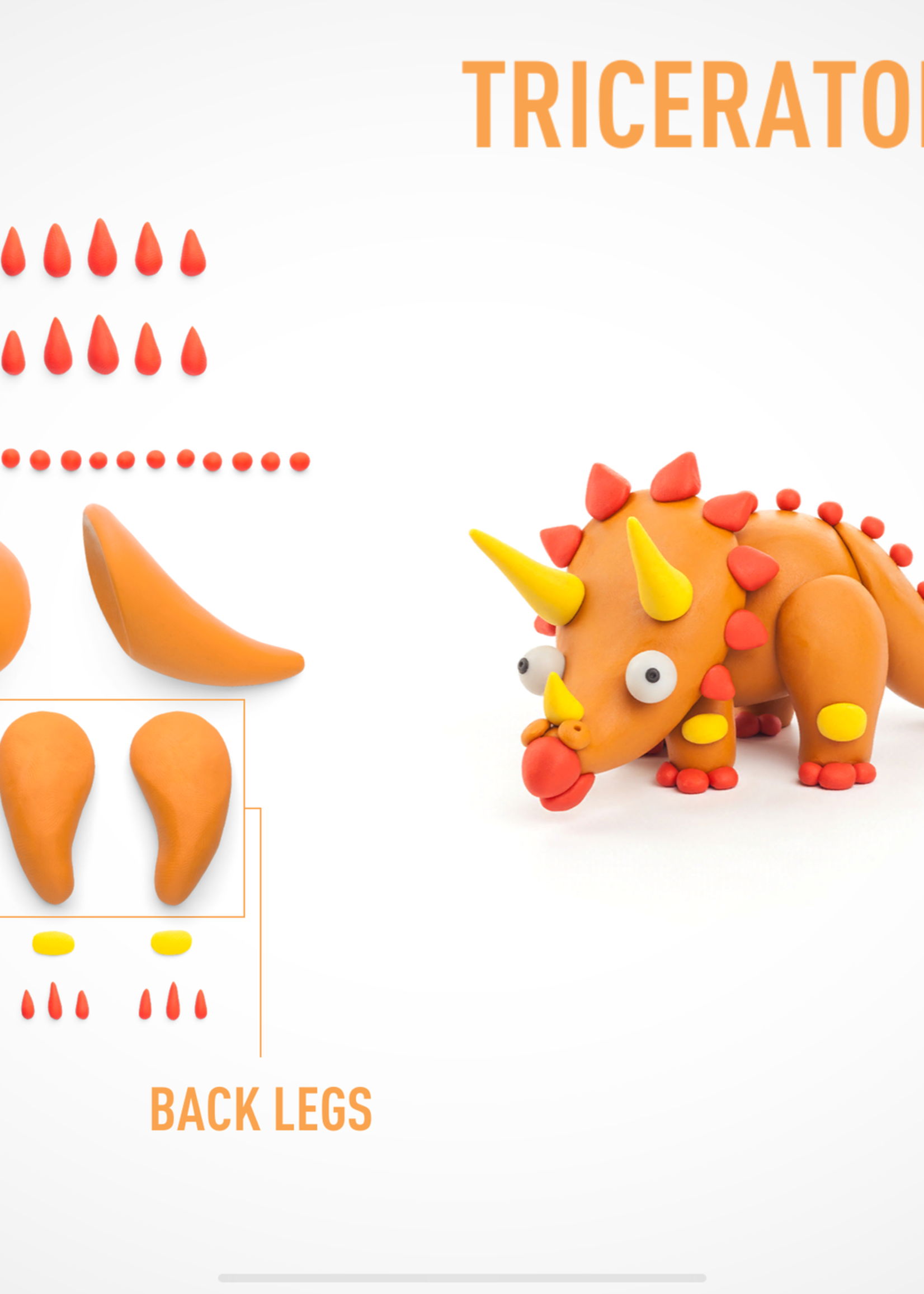 HeyClay HeyClay | Dinos - Triceratops
