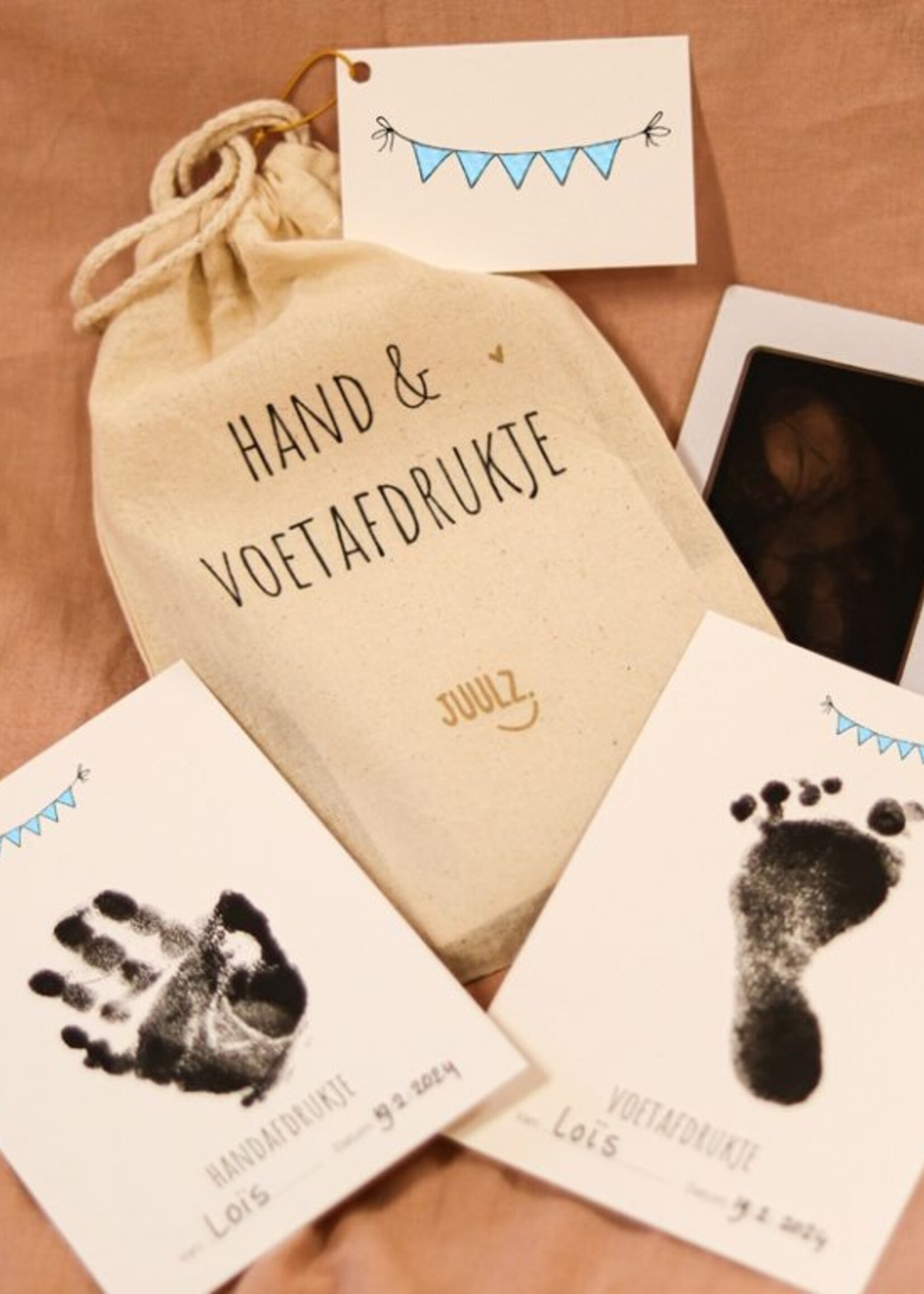 Juulz Juulz | Hand en voetafdruk set - Blauw