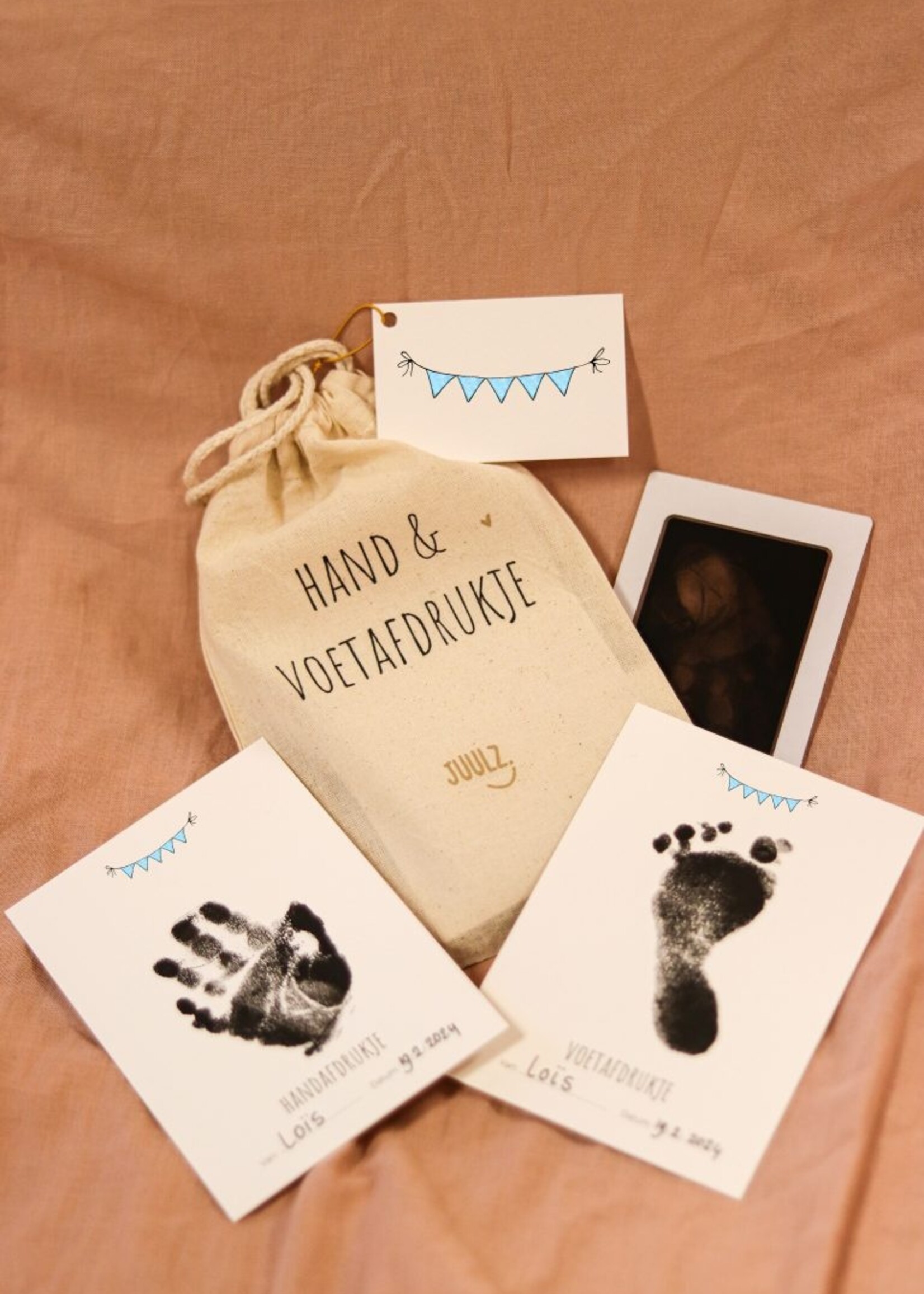 Juulz Juulz | Hand en voetafdruk set - Blauw